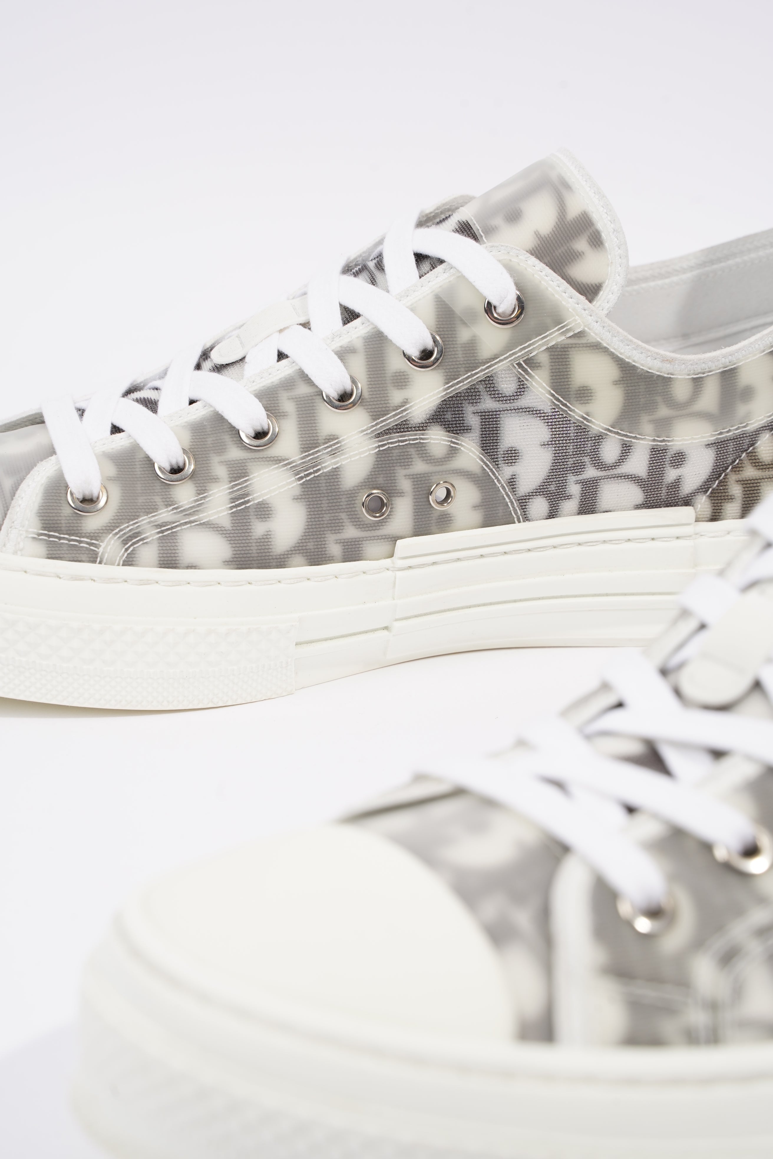 Christian Dior Mens B23 Low White Logo EU 44.5 / UK 10.5