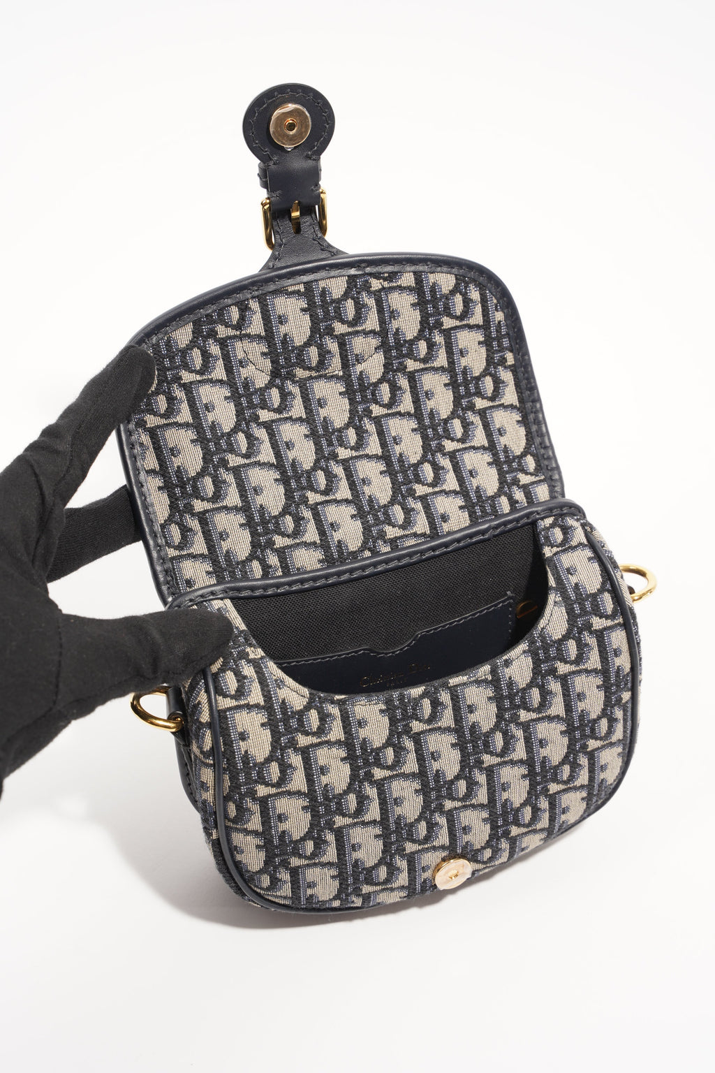 Dior Womens Small Bobby Bag Oblique