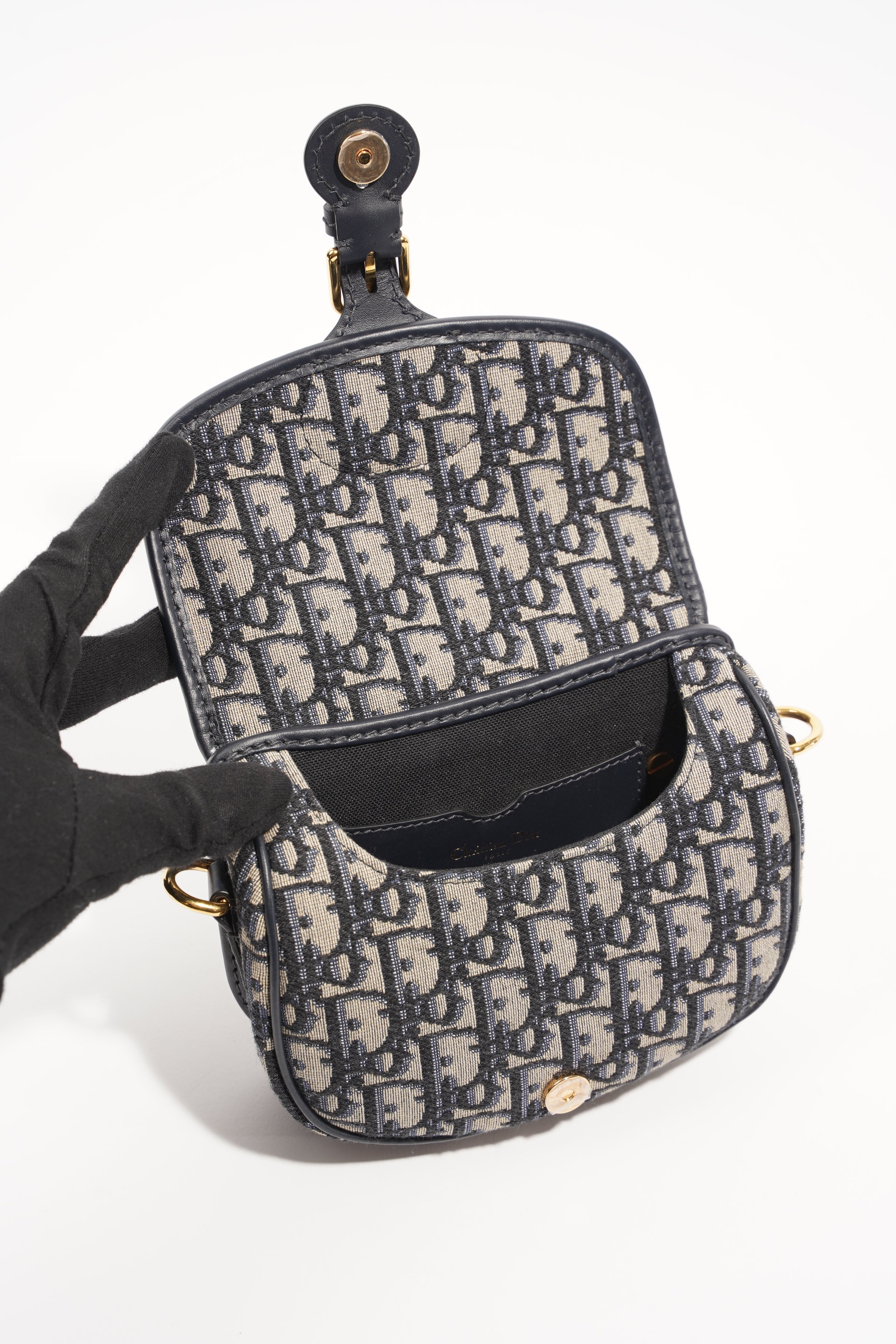 Dior Womens Small Bobby Bag Oblique