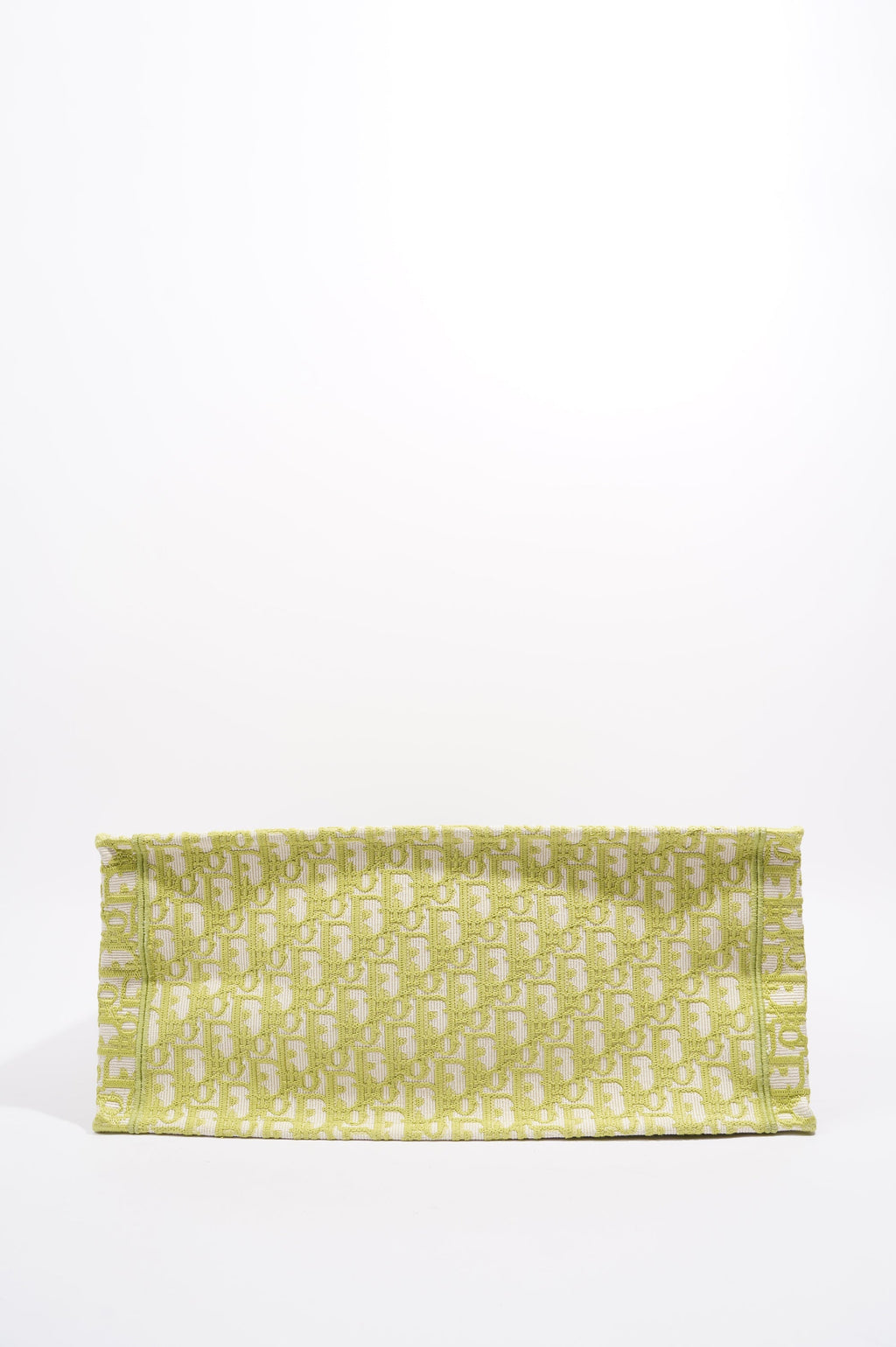 Christian Dior Womens Oblique Book Tote Green Large