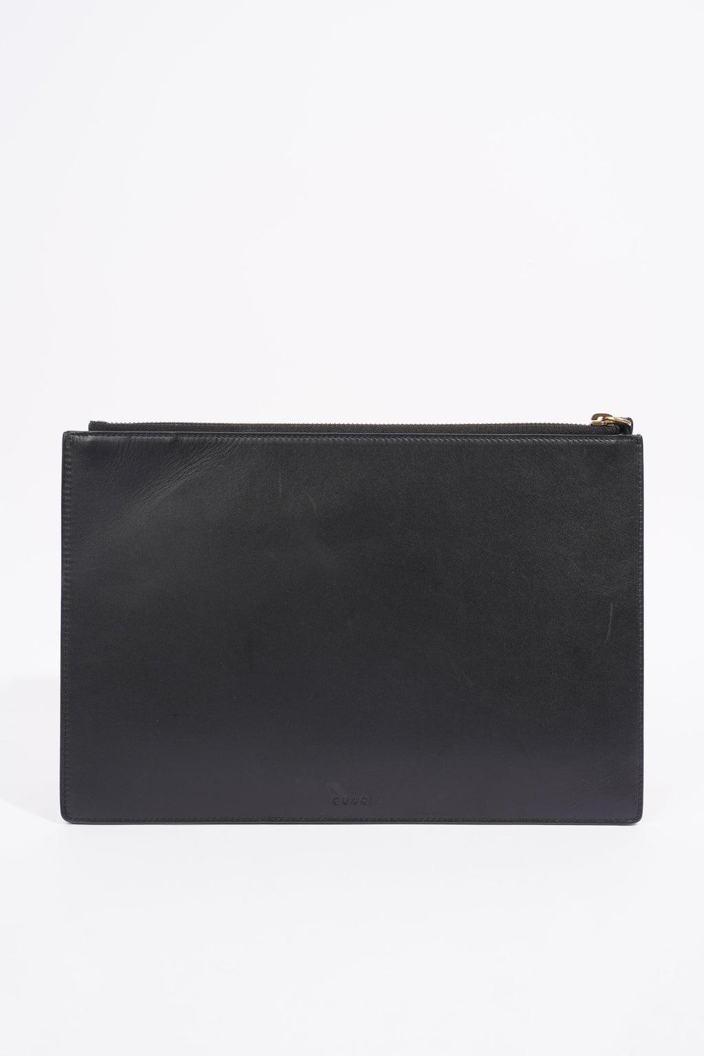 Gucci Gucci is Life Clutch Black Leather
