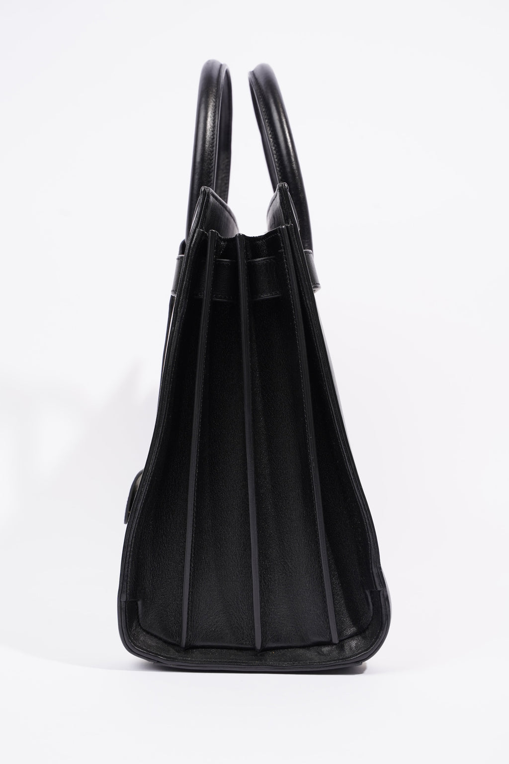 Saint Laurent Sac De Jour Bag Black / White Leather Small