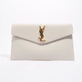 Saint Laurent Womens Uptown Pouch White