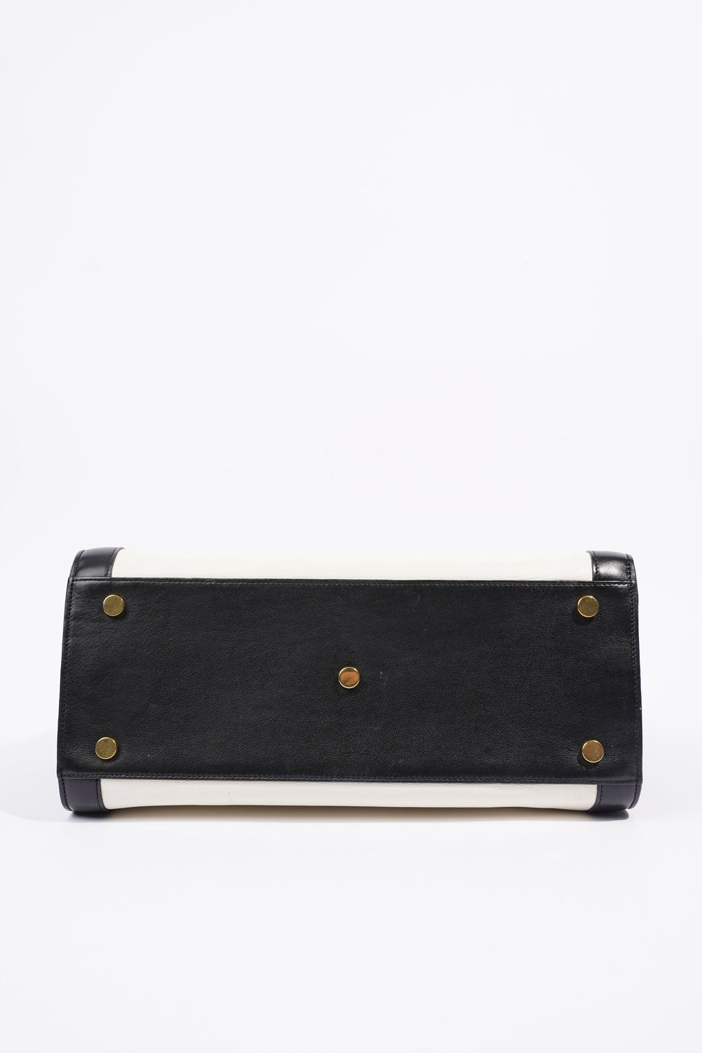 Saint Laurent Sac De Jour Bag Black / White Leather Small