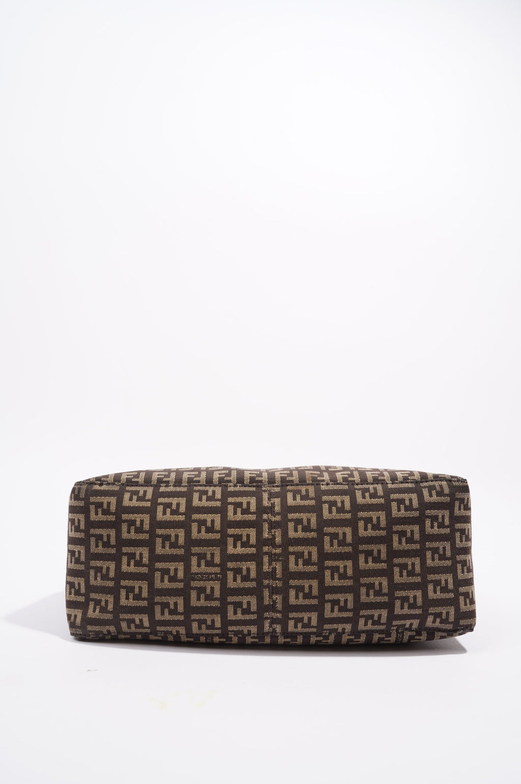 Fendi Womens Zucchino Bag Monogram Canvas