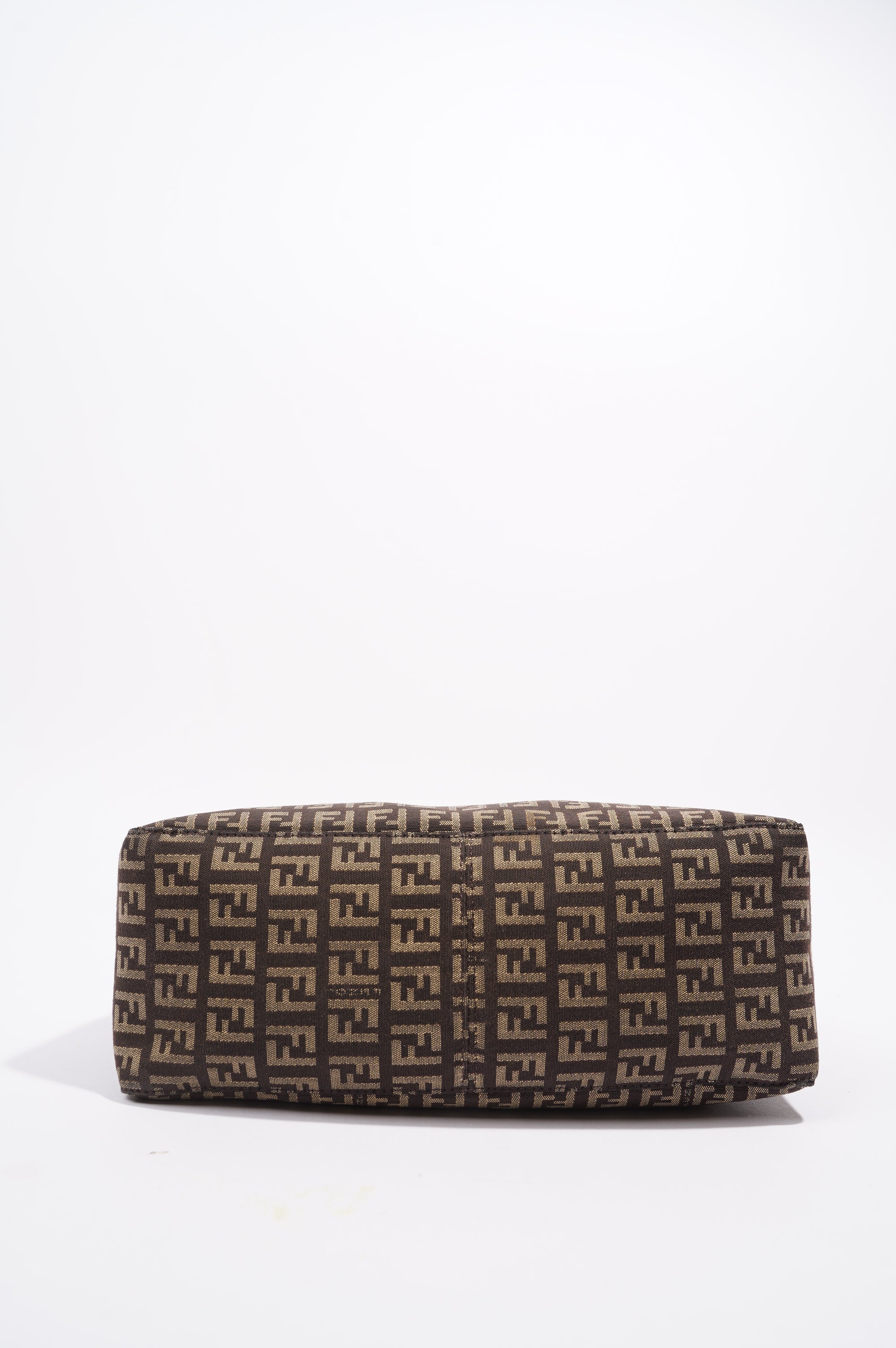 Fendi Womens Zucchino Bag Monogram Canvas