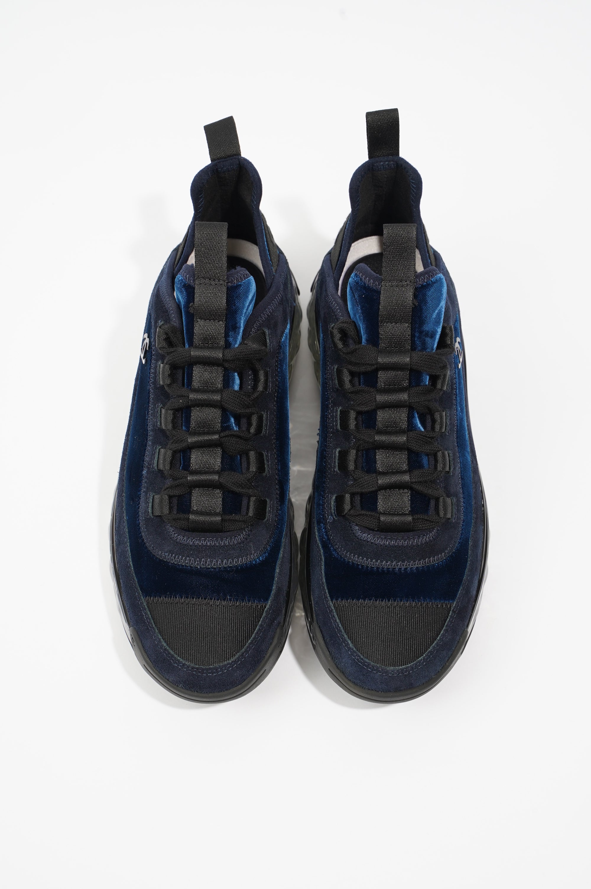 Chanel Womens CC Logo Navy Bubble EU 38.5 / UK 5.5
