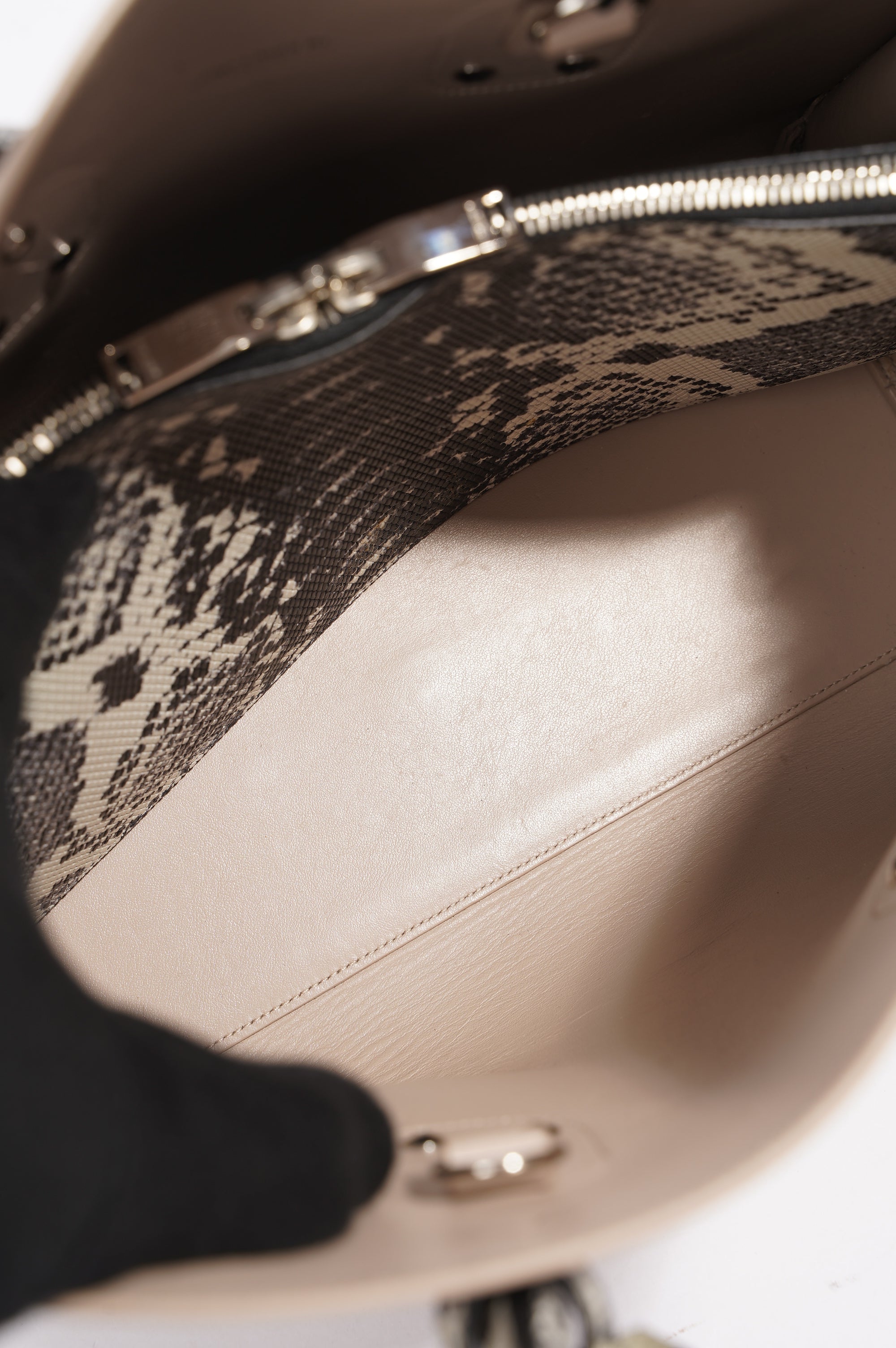 Saint Laurent Sac De Jour Nude / Python Small