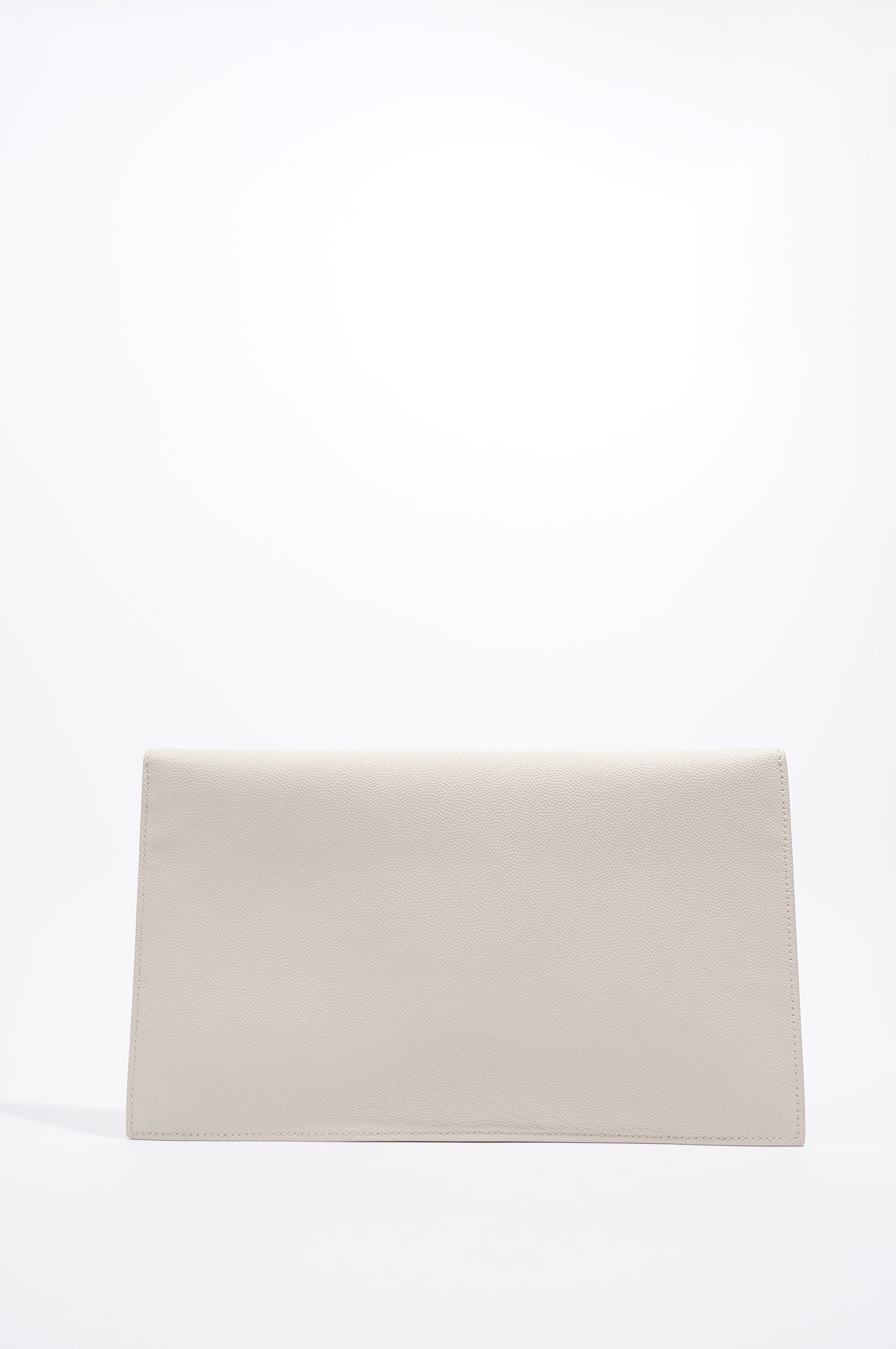 Saint Laurent Womens Uptown Pouch White
