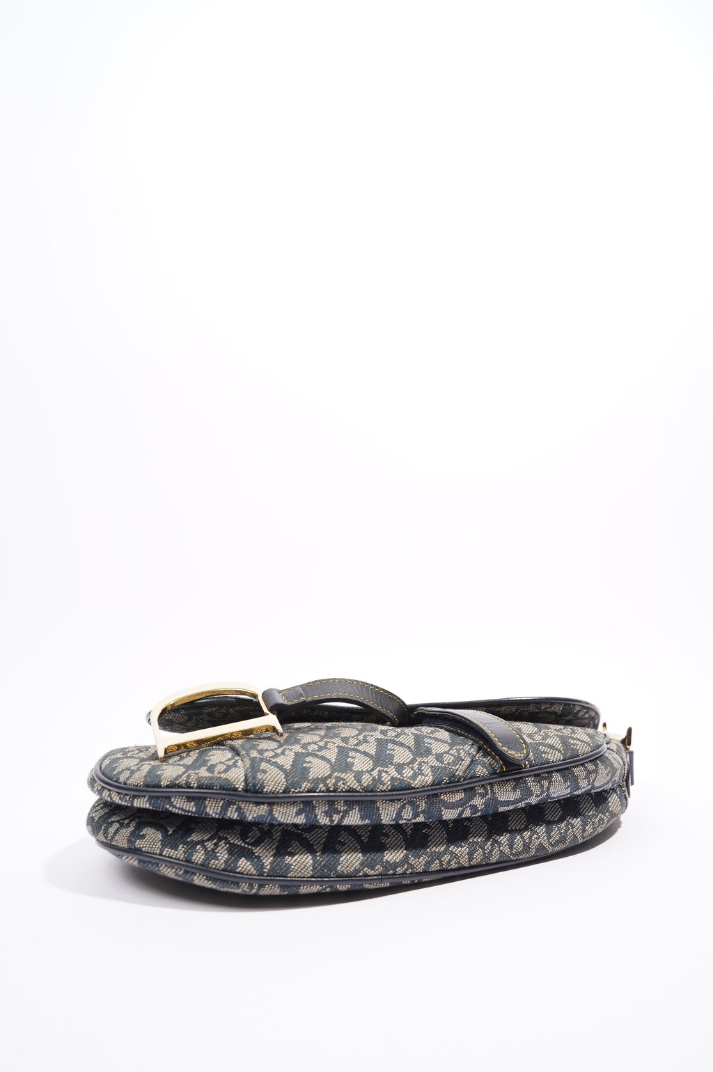 Christian Dior Saddle Bag Navy Oblique