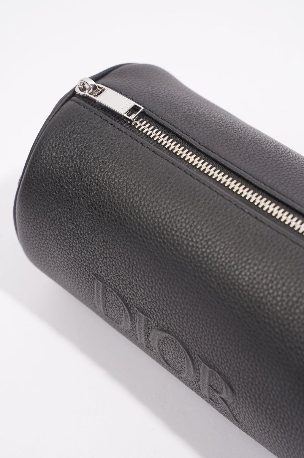 Christian Dior Mens Roller Messenger Bag Black Leather