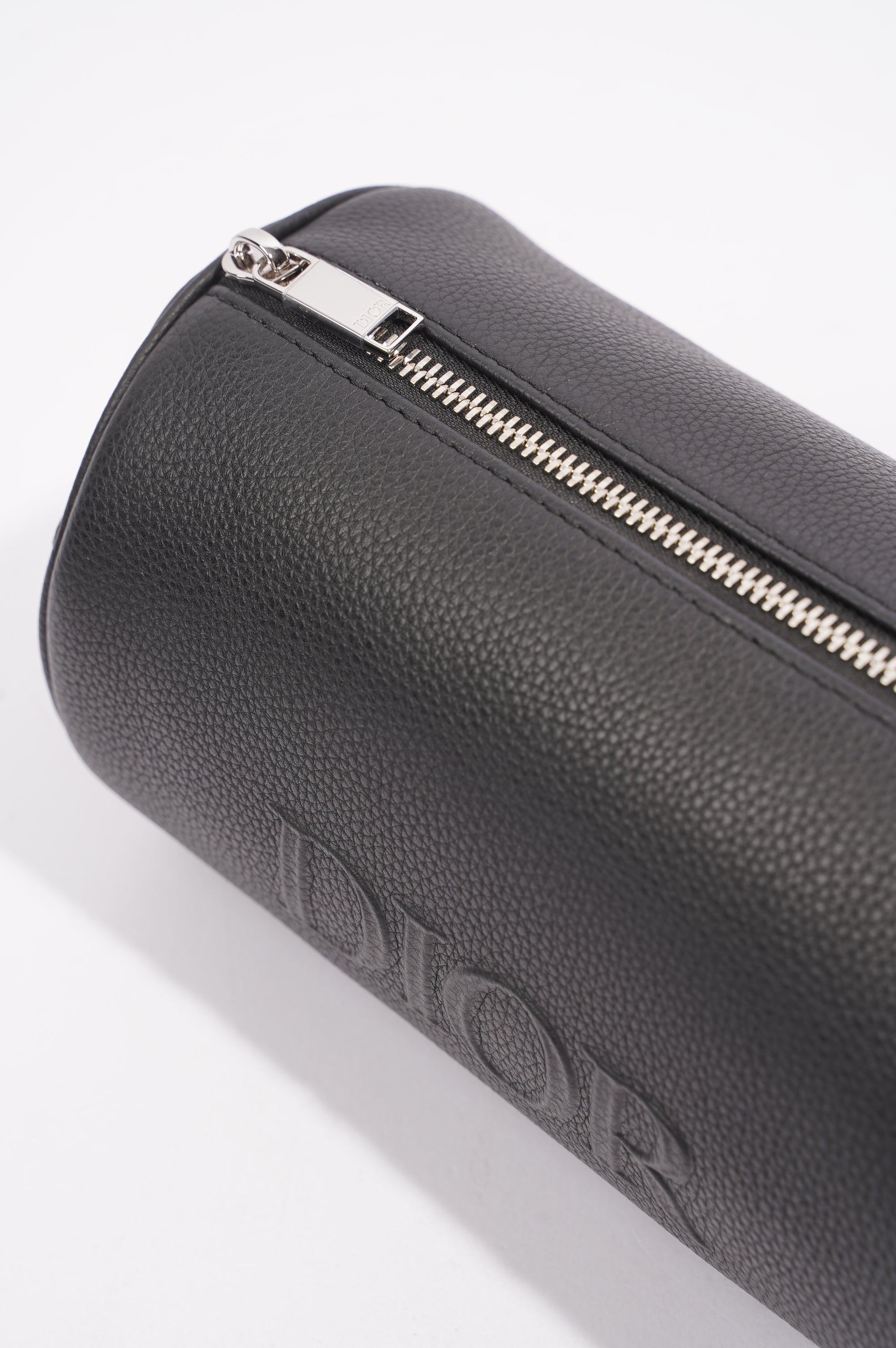 Christian Dior Mens Roller Messenger Bag Black Leather
