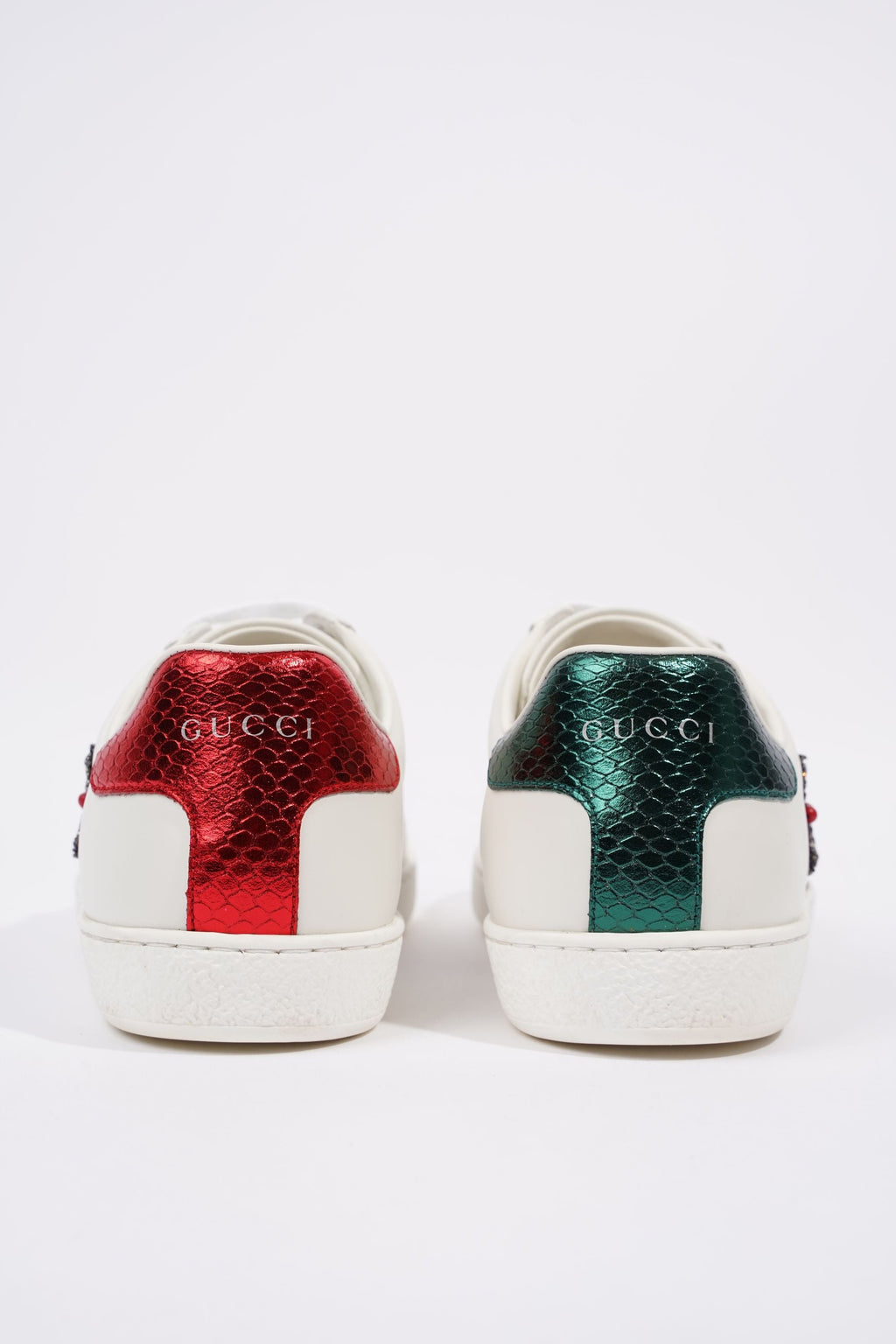 Gucci Womens Ace Arrow Sneaker White / Green / Red EU 39 / UK 6