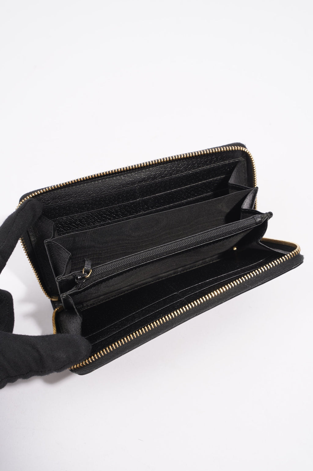 Gucci Womens Ophidia Wallet Black