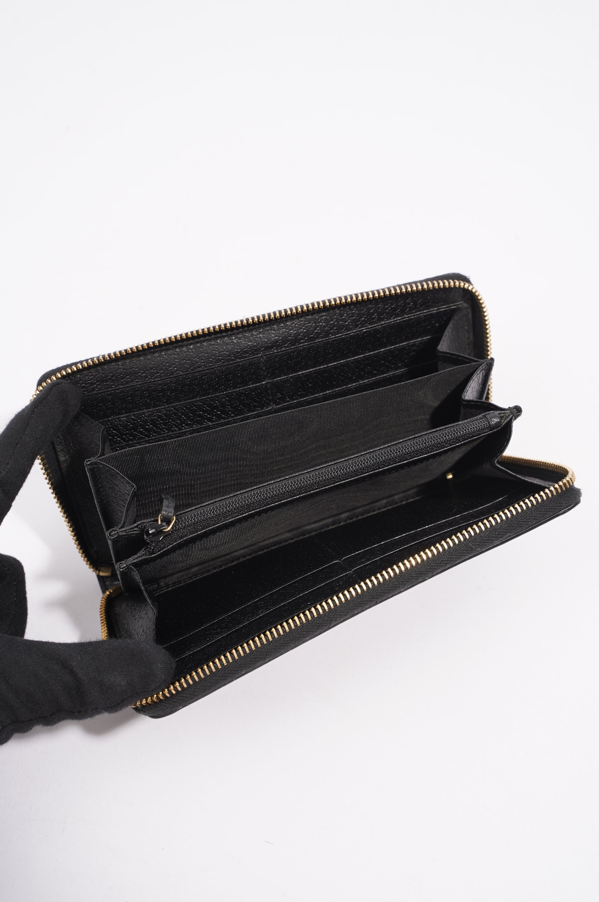 Gucci Womens Ophidia Wallet Black