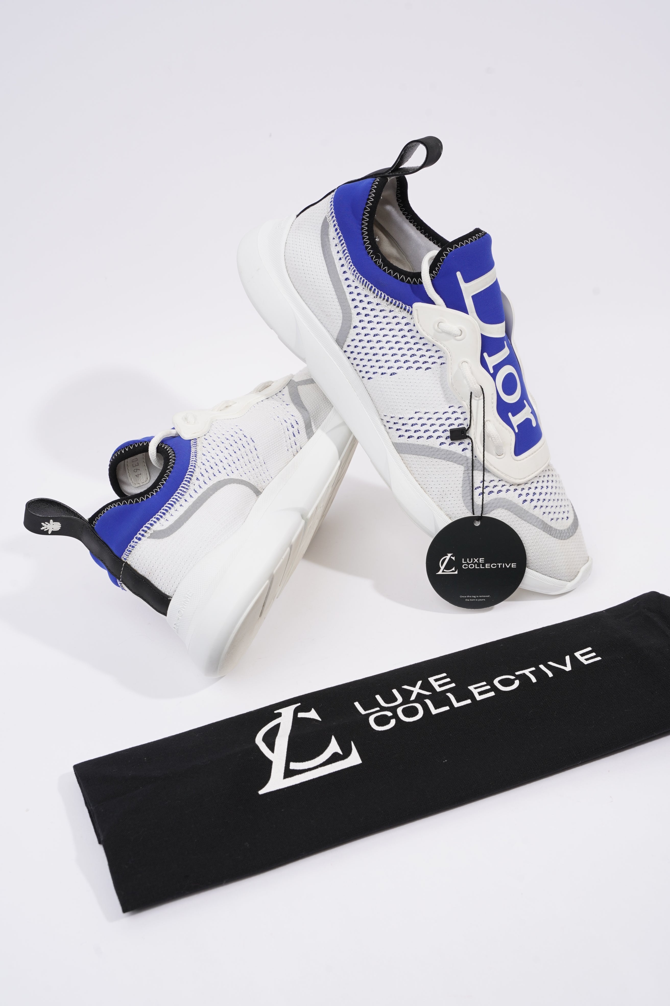 Dior Mens B21 White / Blue EU 42 / UK 8