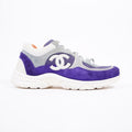 Chanel Womens CC Logo Sneaker Blue / White / Orange EU 39 / UK 6