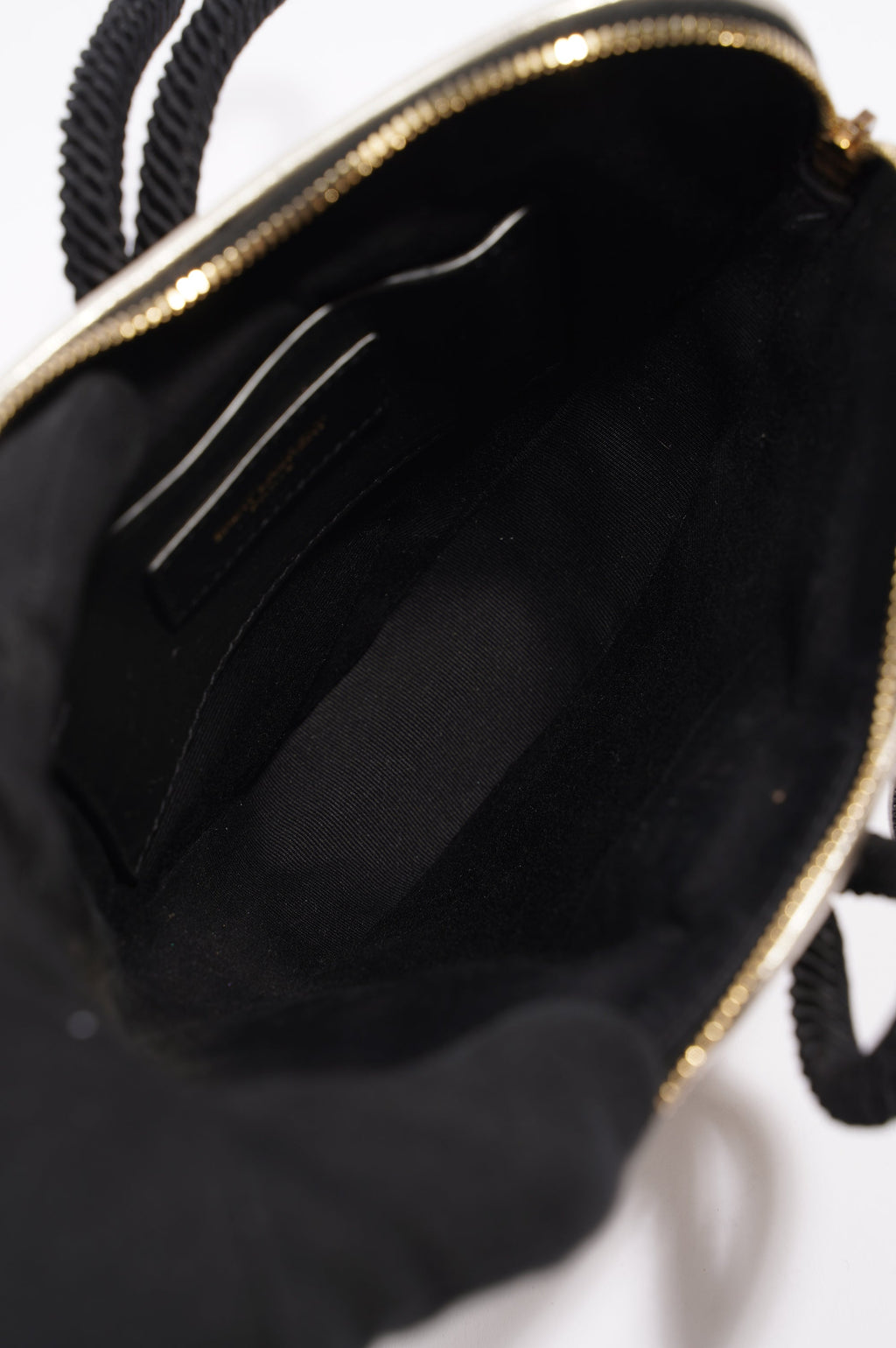Saint Laurent Womens Heart Clutch Golden Leather