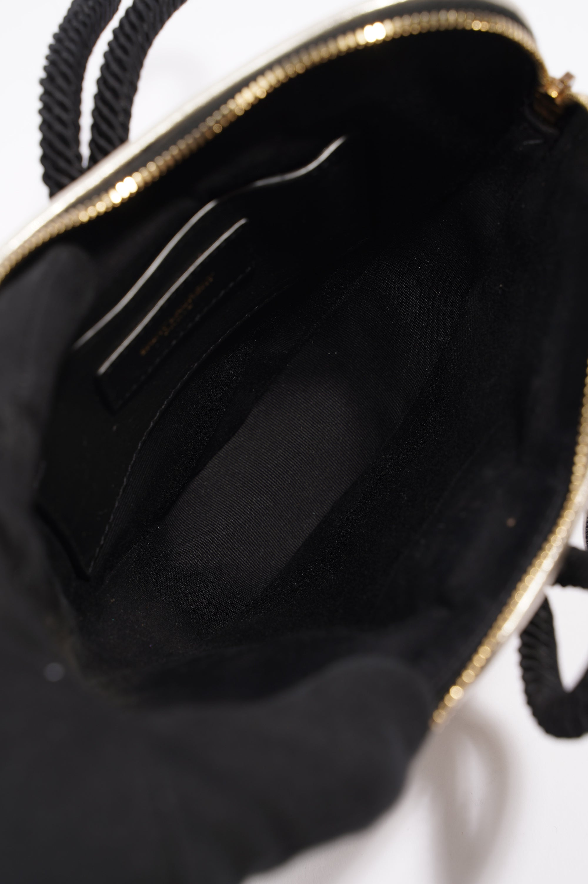 Saint Laurent Womens Heart Clutch Golden Leather