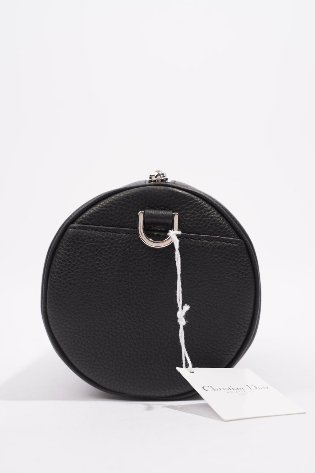 Christian Dior Mens Roller Messenger Bag Black Leather