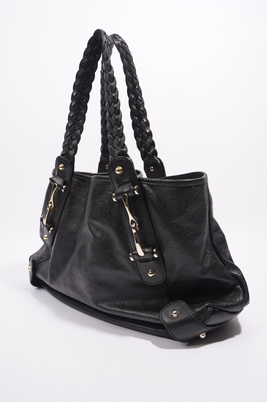 Gucci Womens Pelham Bag Black Leather