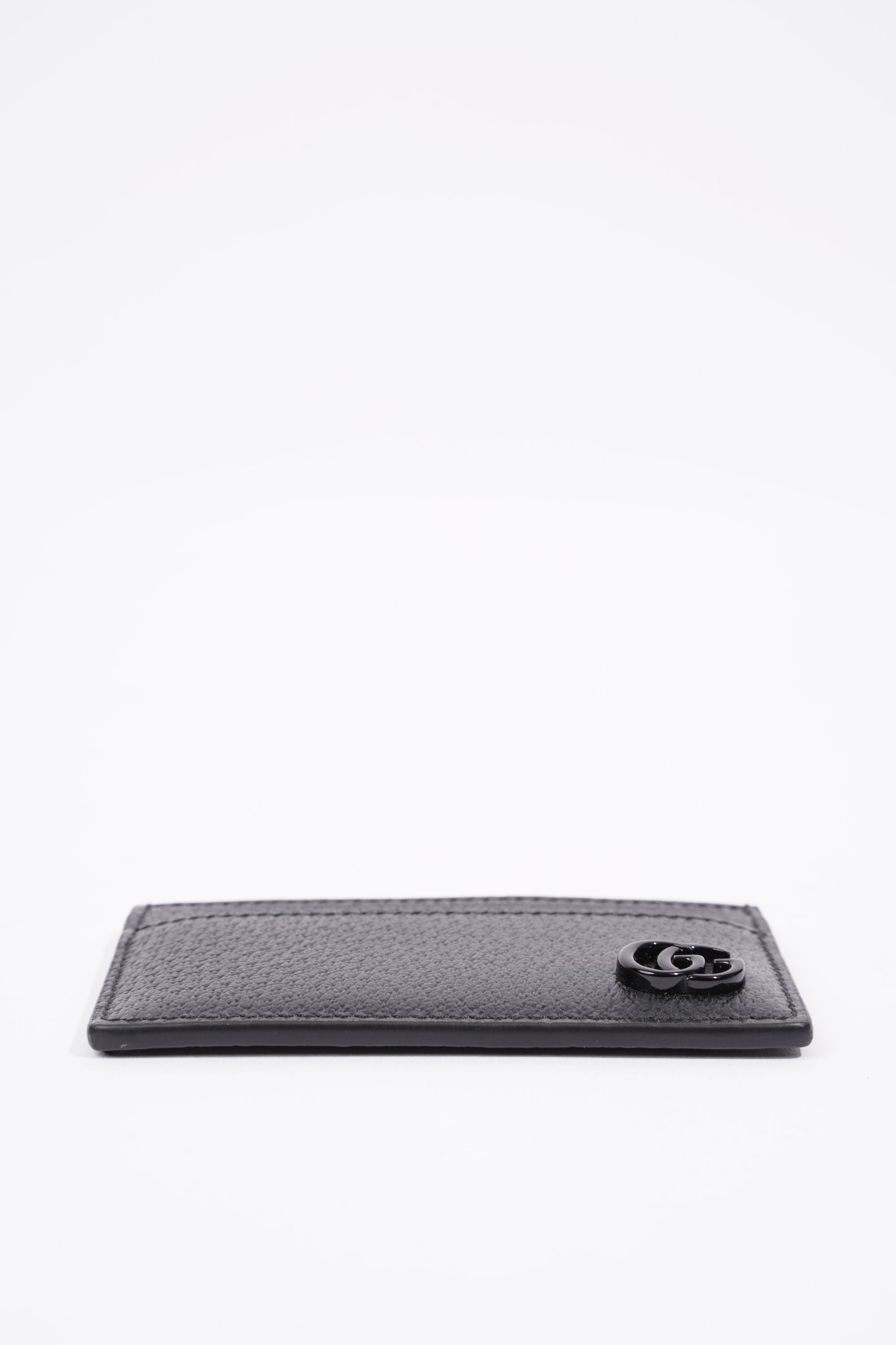 Gucci Mens Marmont Card Case Black Leather