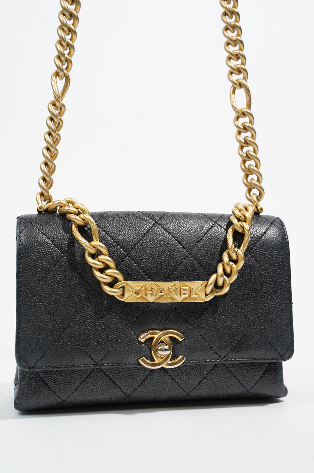 Chanel Womens Quilted Mini Bracelet On Chain Flap