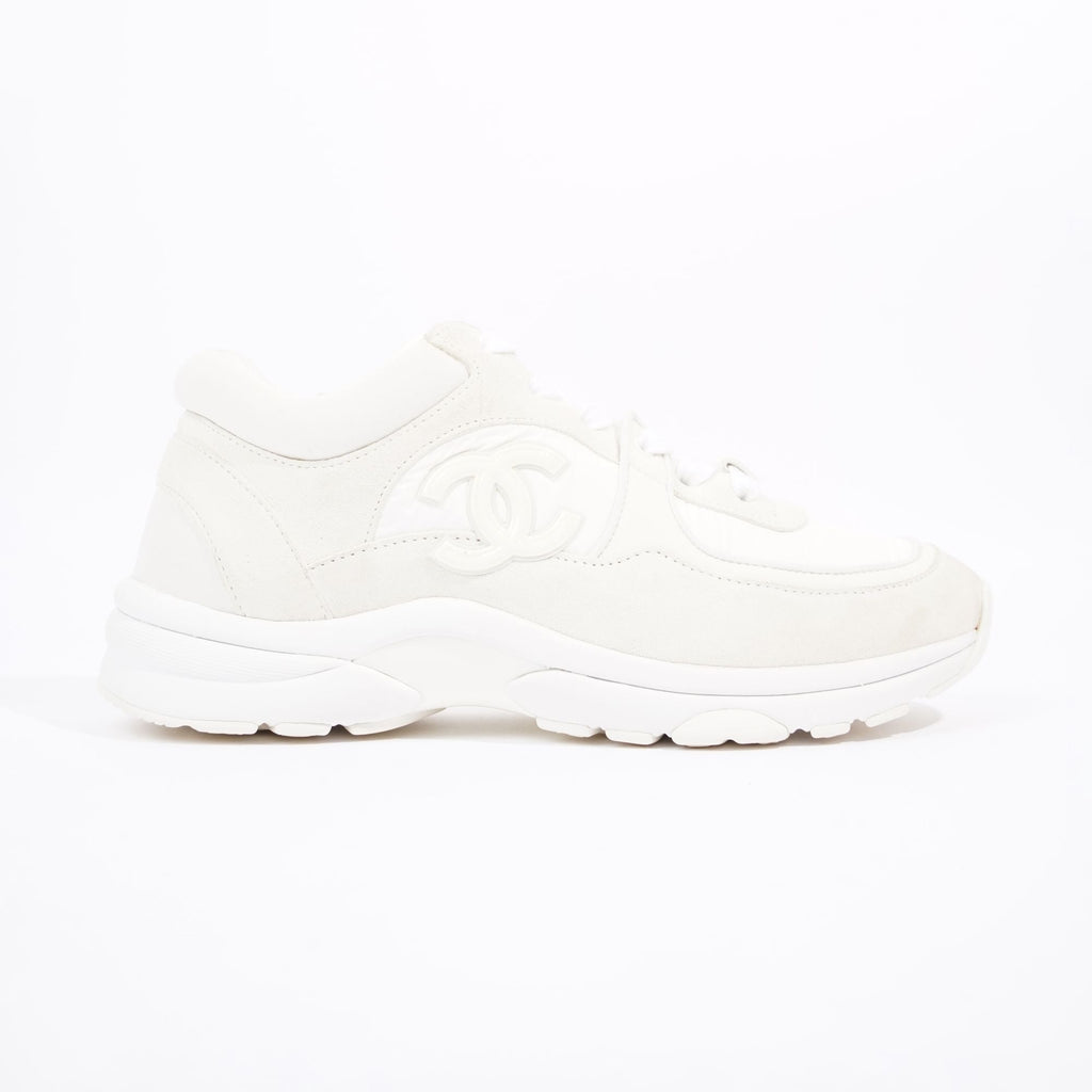 Chanel Womens CC Logo White / Cream EU 36 / UK 3