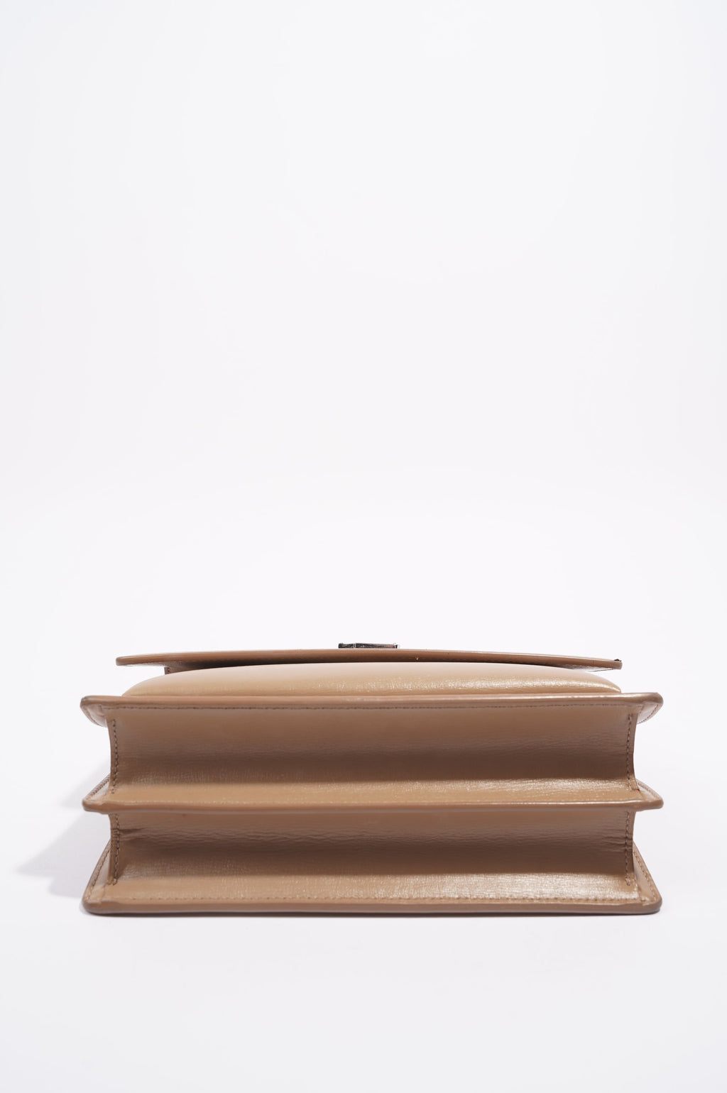 Saint Laurent Womens Sunset Chain Bag Dark Beige Medium