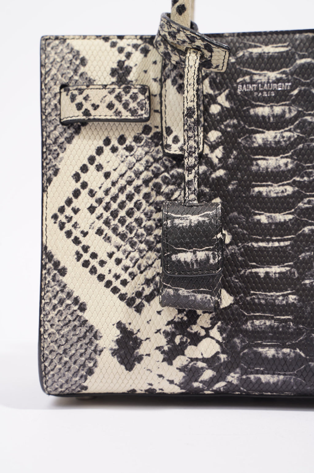 Saint Laurent Womens Sac De Jour Python Nano