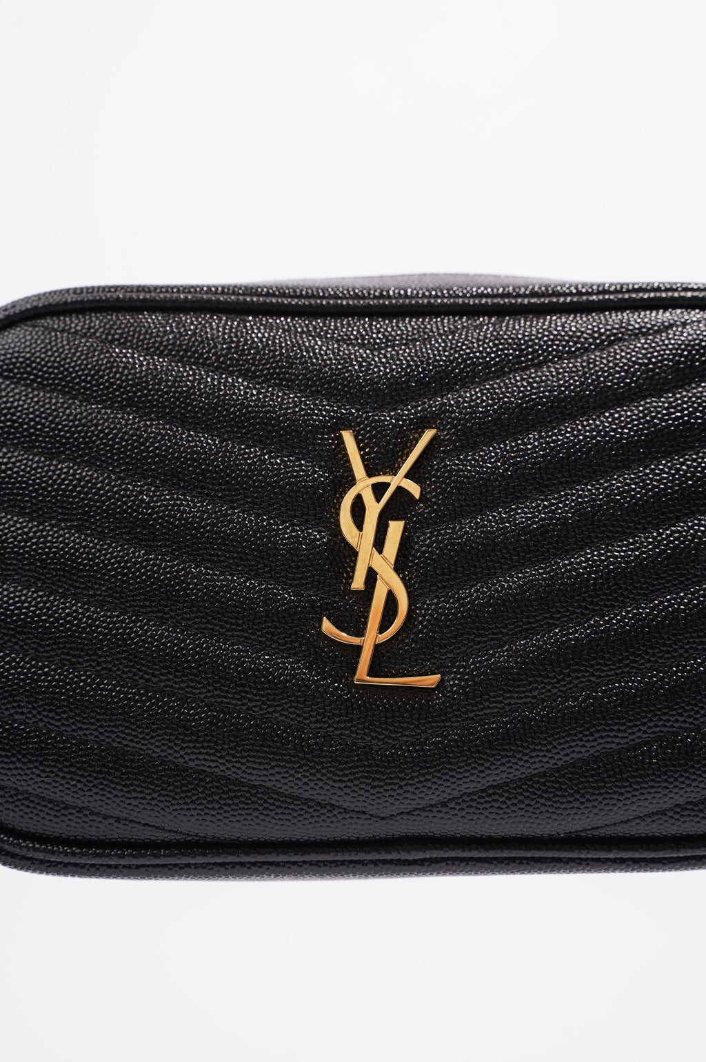 Saint Laurent Womens Lou Camera Bag Black Leather Mini