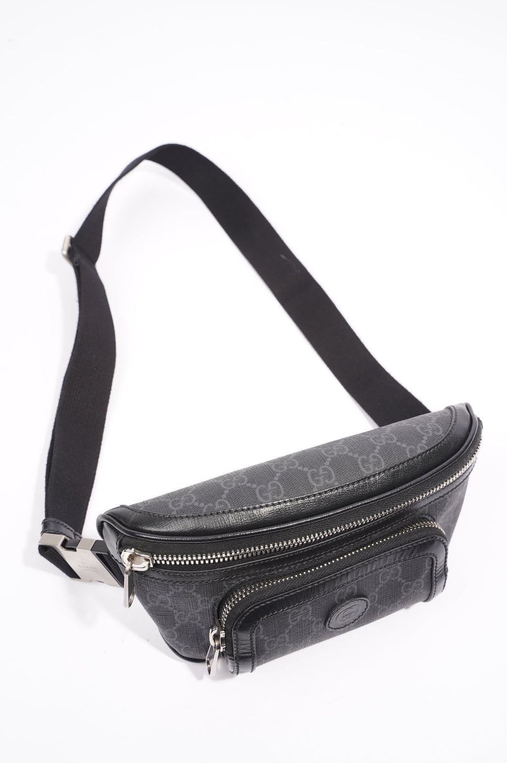 Gucci Belt Bag With Interlocking G Black / Supreme Canvas