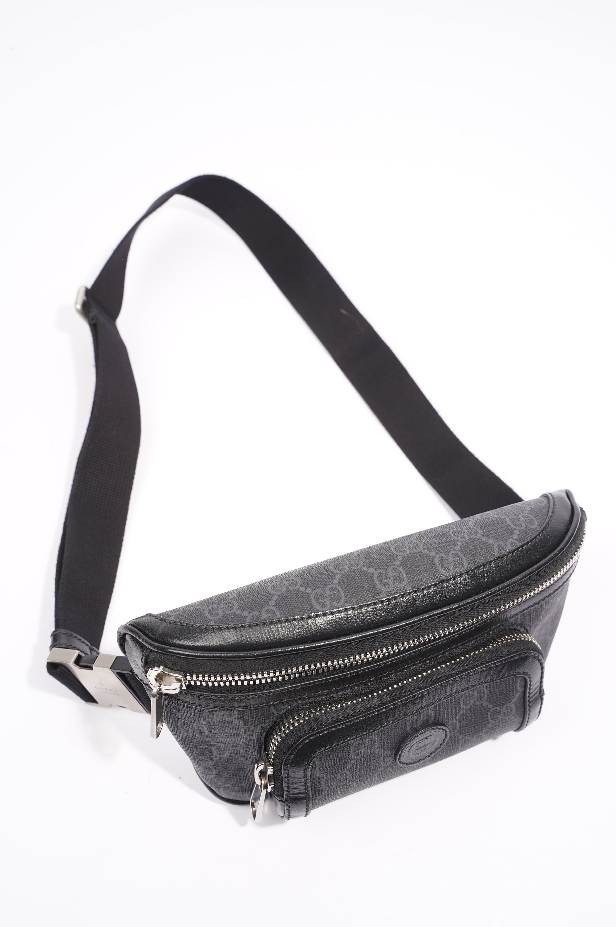 Gucci Belt Bag With Interlocking G Black / Supreme Canvas