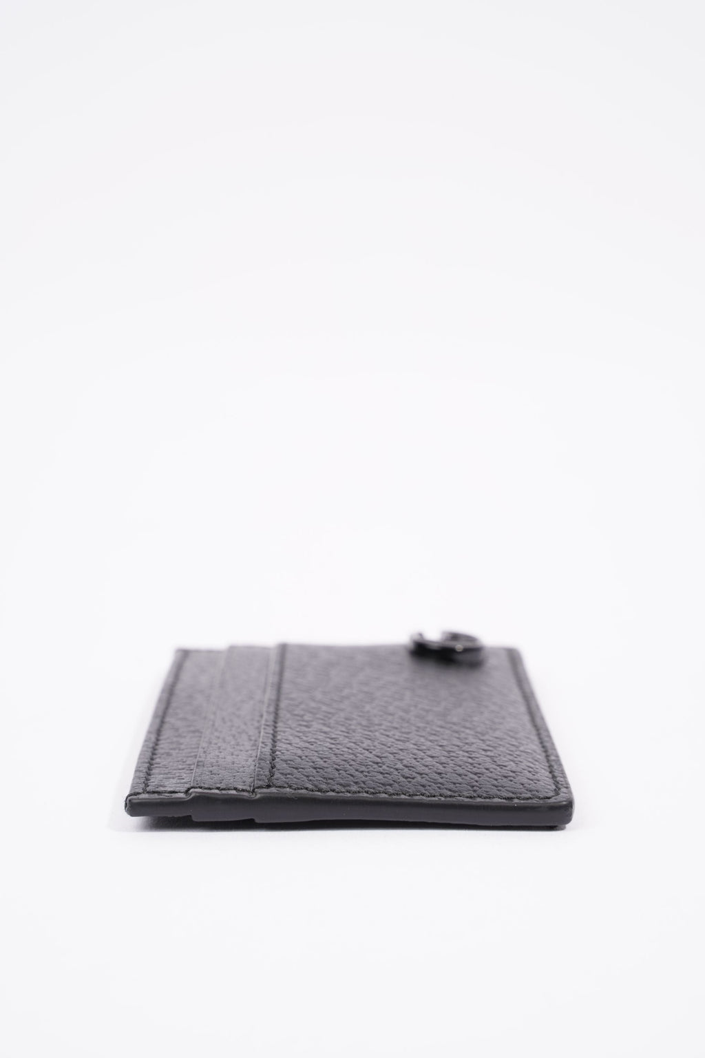 Gucci Mens Marmont Card Case Black Leather