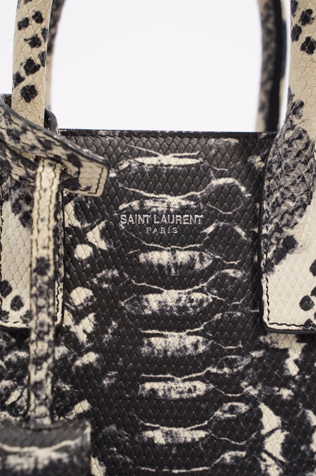 Saint Laurent Womens Sac De Jour Python Nano
