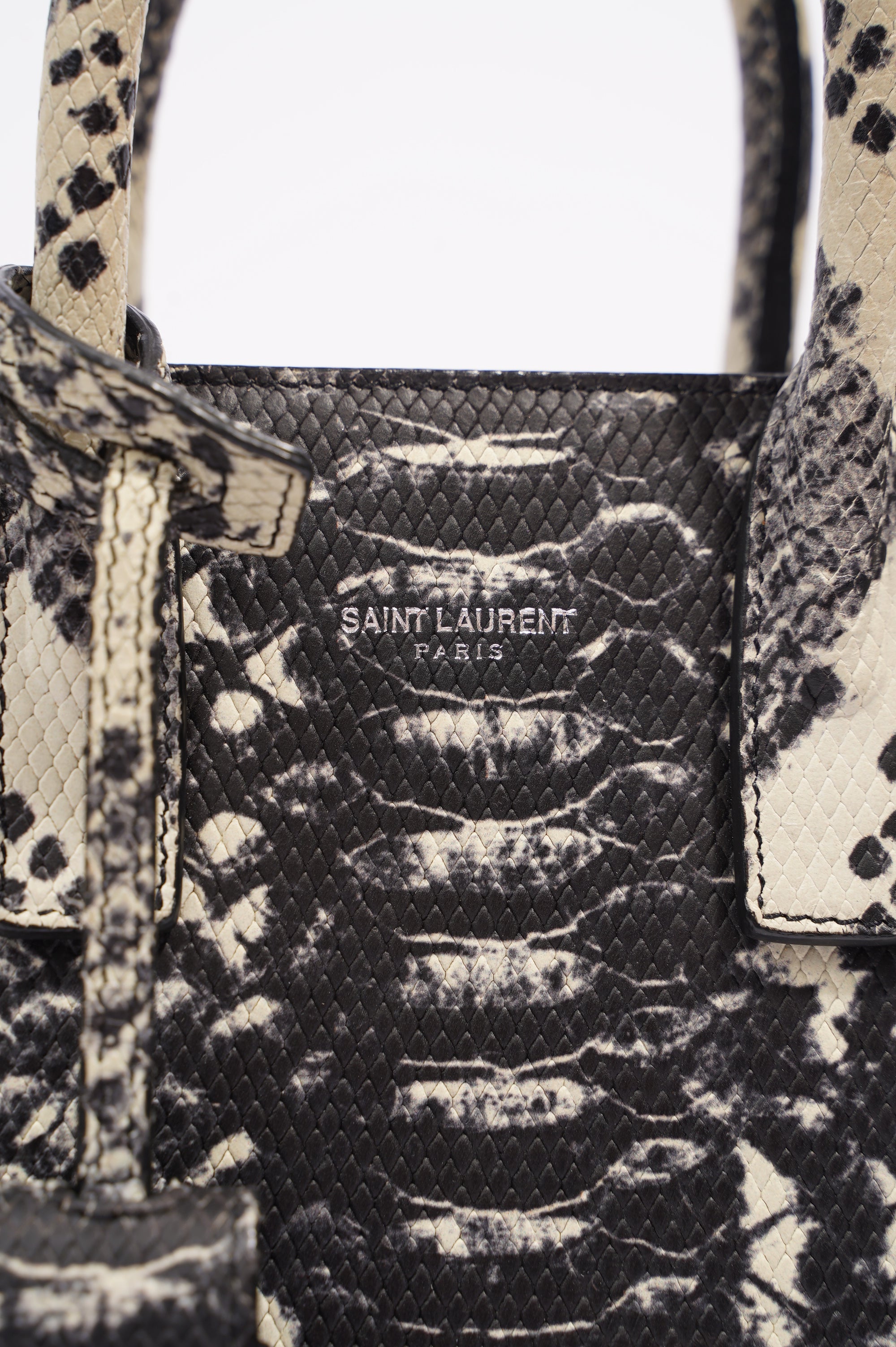 Saint Laurent Womens Sac De Jour Python Nano