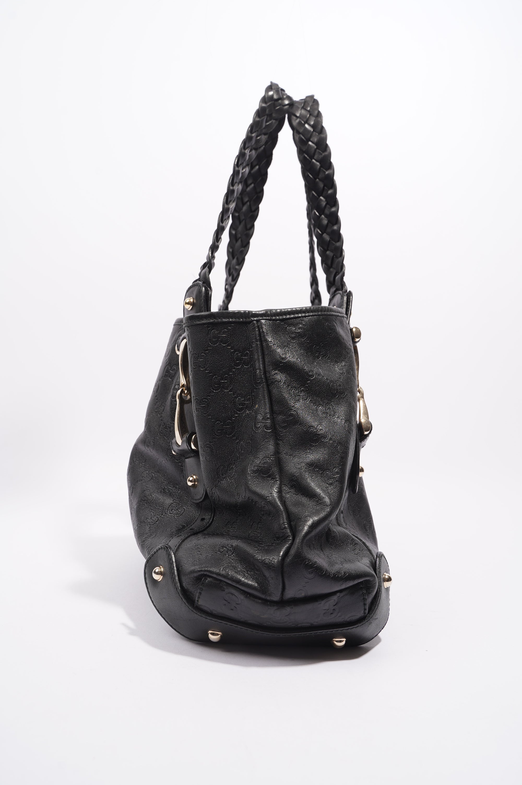 Gucci Womens Pelham Bag Black Leather