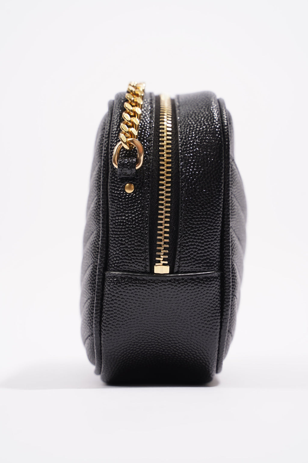 Saint Laurent Womens Lou Camera Bag Black Leather Mini