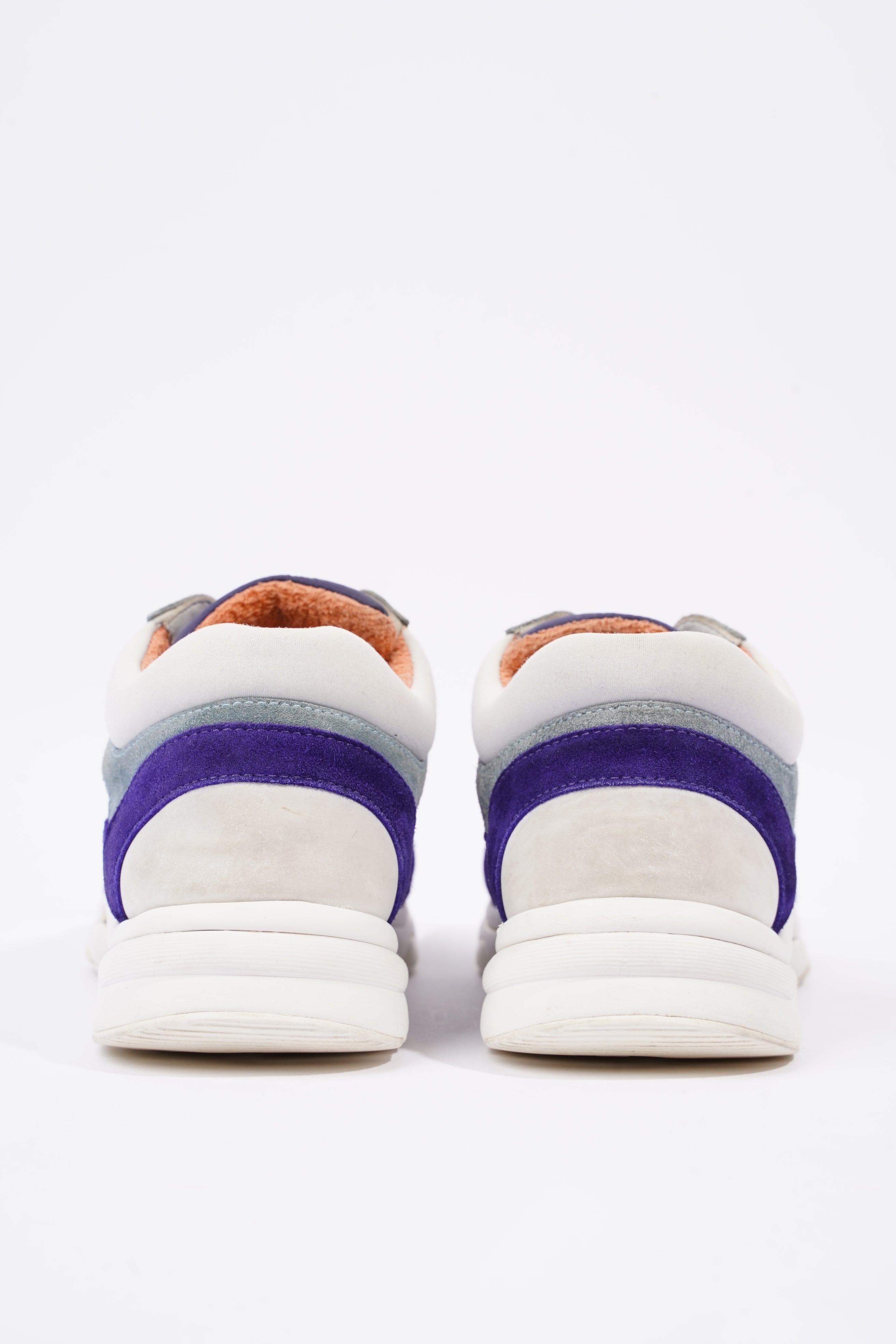 Chanel Womens CC Logo Sneaker Blue / White / Orange EU 39 / UK 6