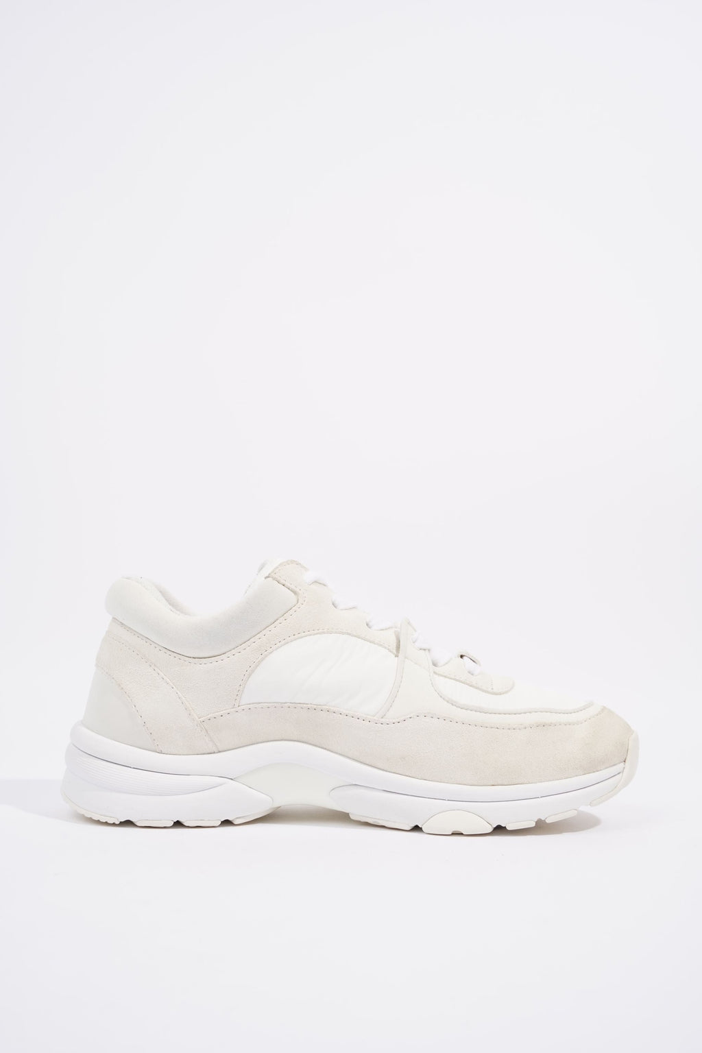 Chanel Womens CC Logo White / Cream EU 36 / UK 3