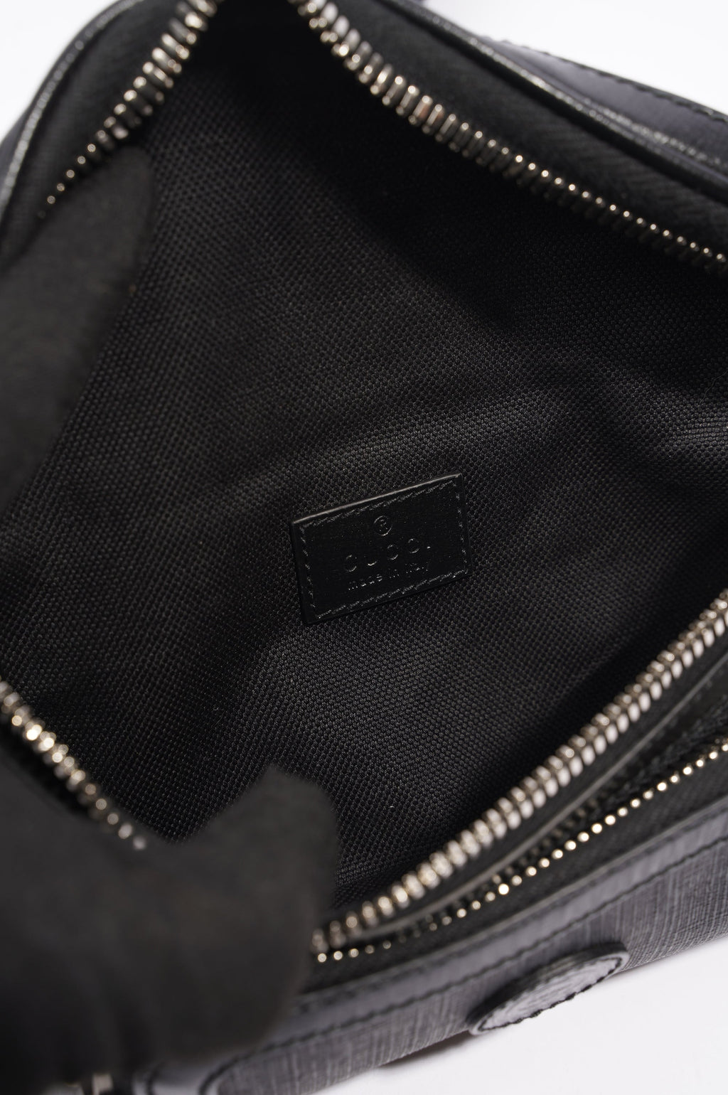 Gucci Belt Bag With Interlocking G Black / Supreme Canvas