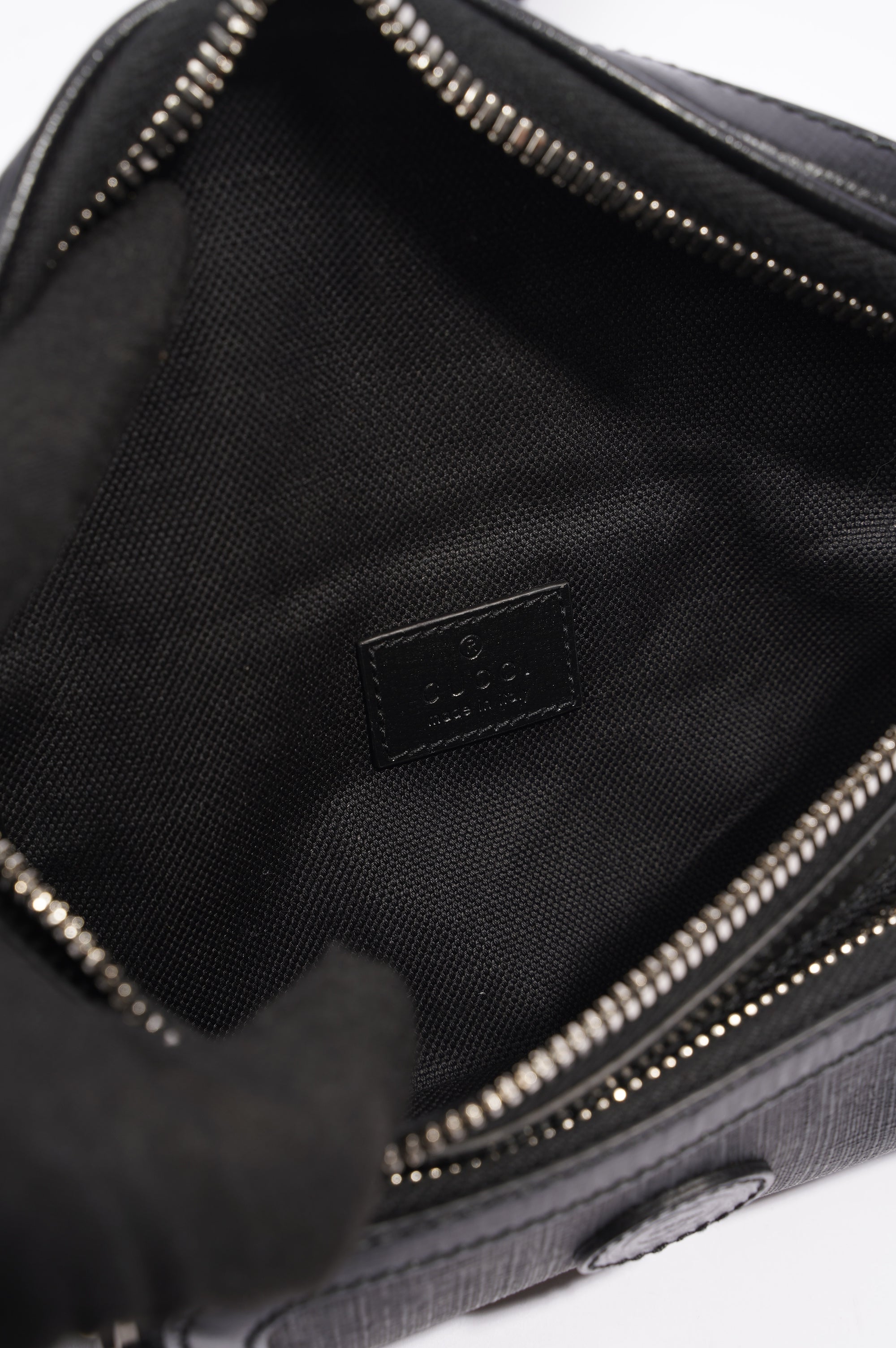 Gucci Belt Bag With Interlocking G Black / Supreme Canvas