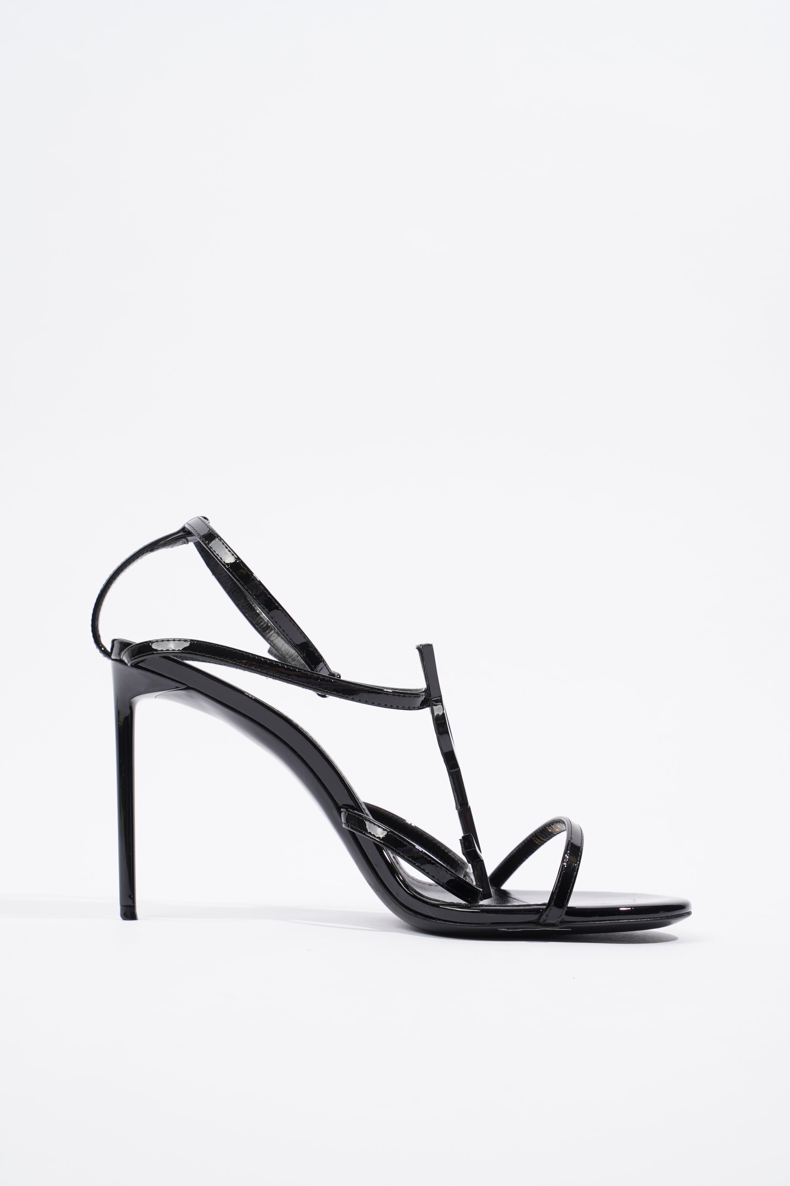 Saint Laurent Cassandra 95 Patent Black EU 37.5 / UK 4.5