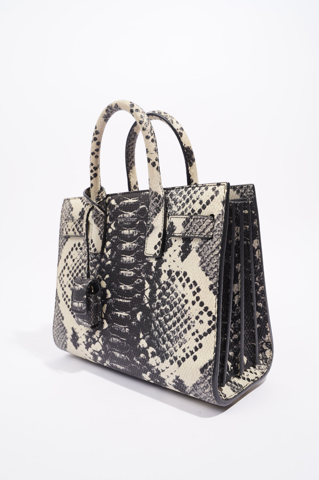 Saint Laurent Womens Sac De Jour Python Nano