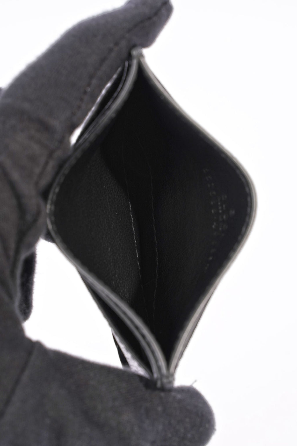 Gucci Mens Marmont Card Case Black Leather