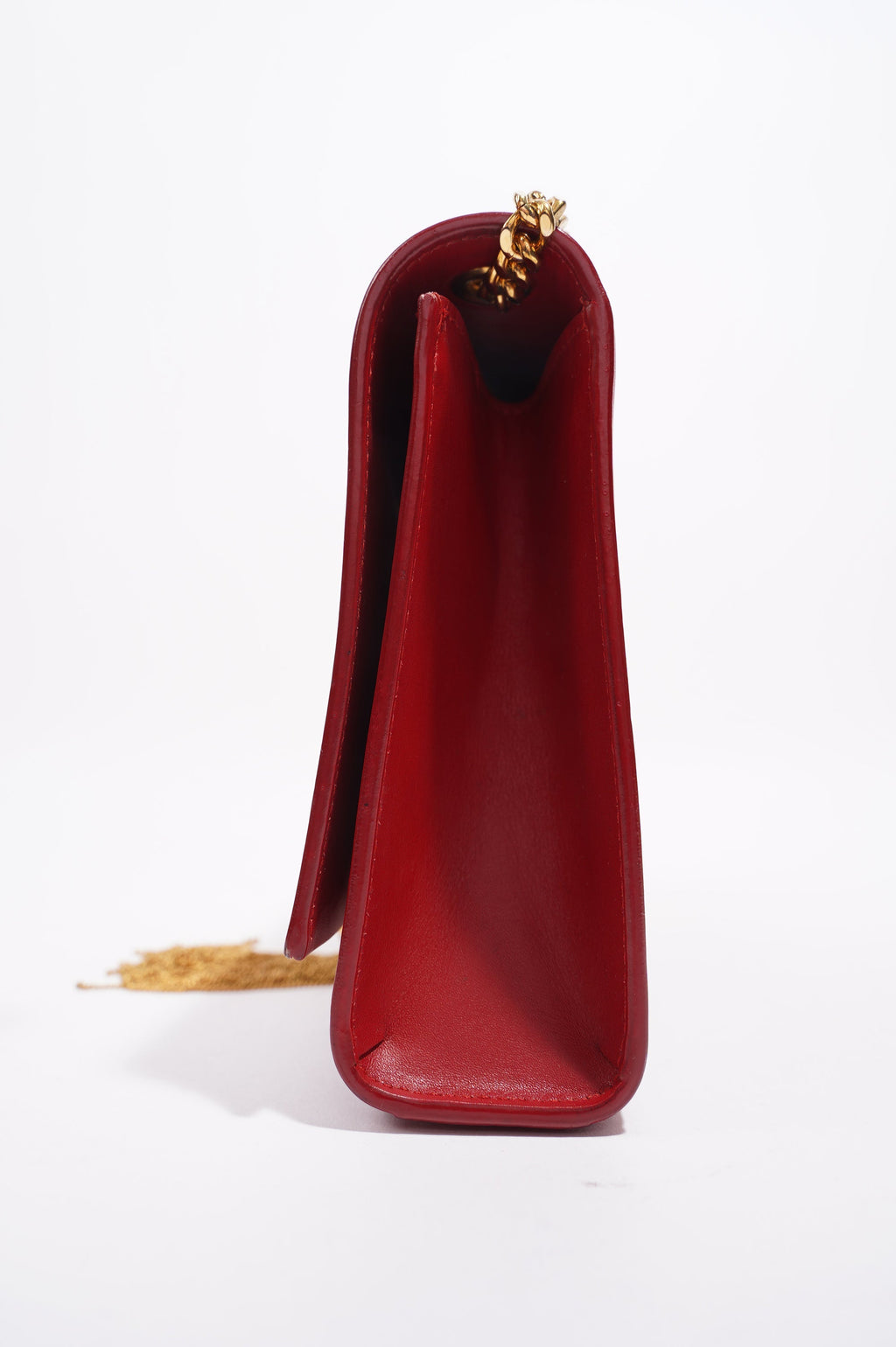 Saint Laurent Kate Tassle Bag Red / Gold Medium
