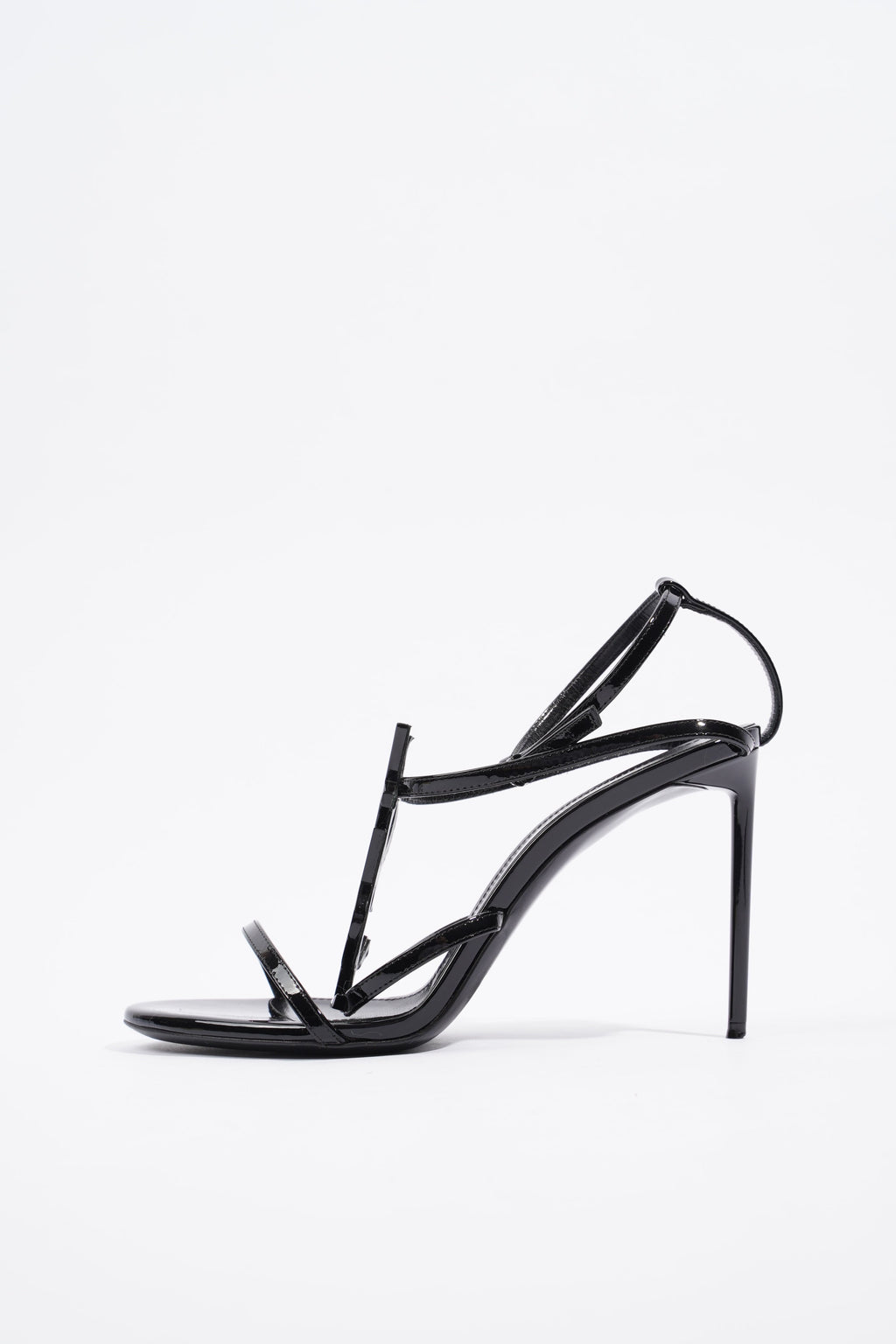Saint Laurent Cassandra 95 Patent Black EU 37.5 / UK 4.5