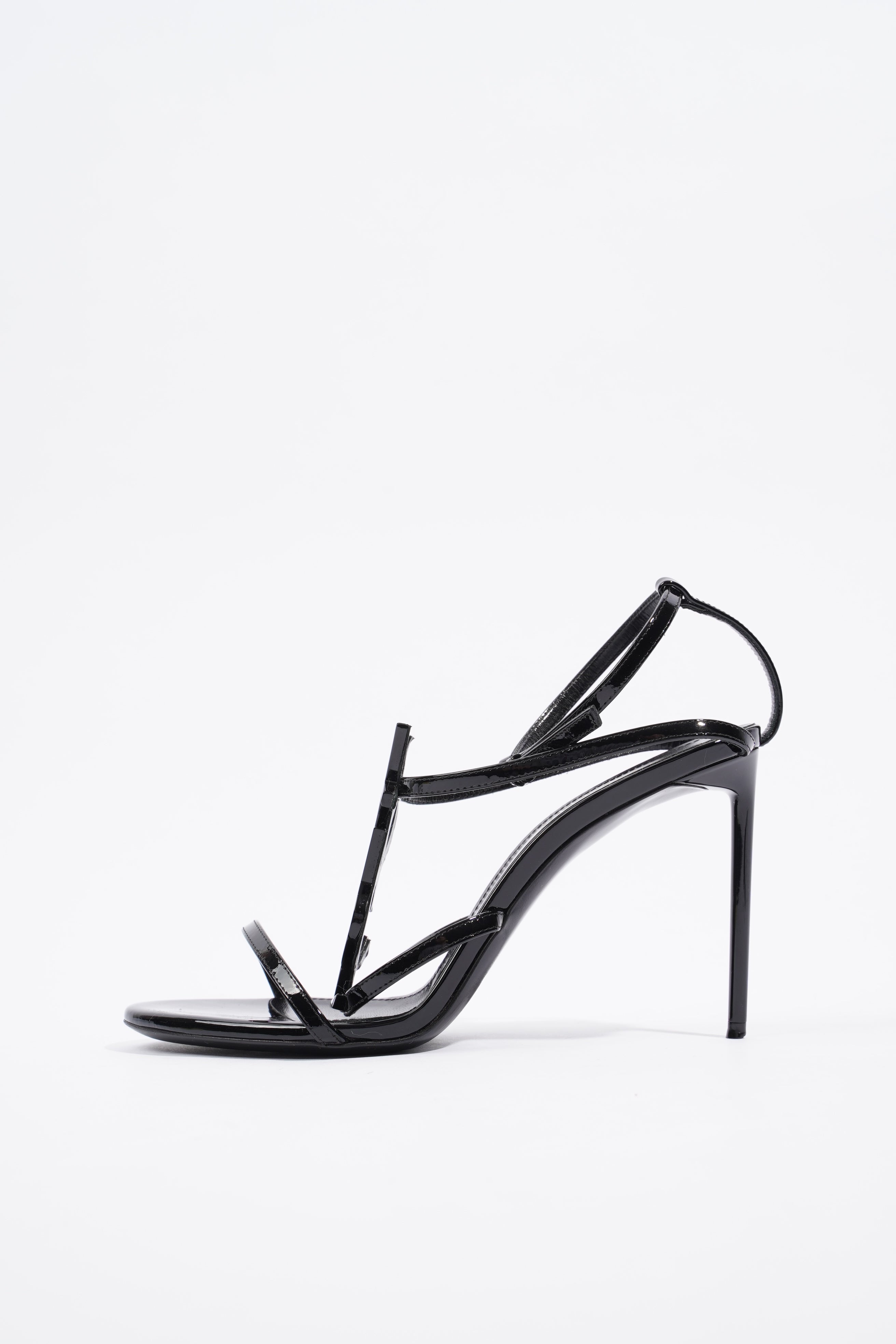 Saint Laurent Cassandra 95 Patent Black EU 37.5 / UK 4.5