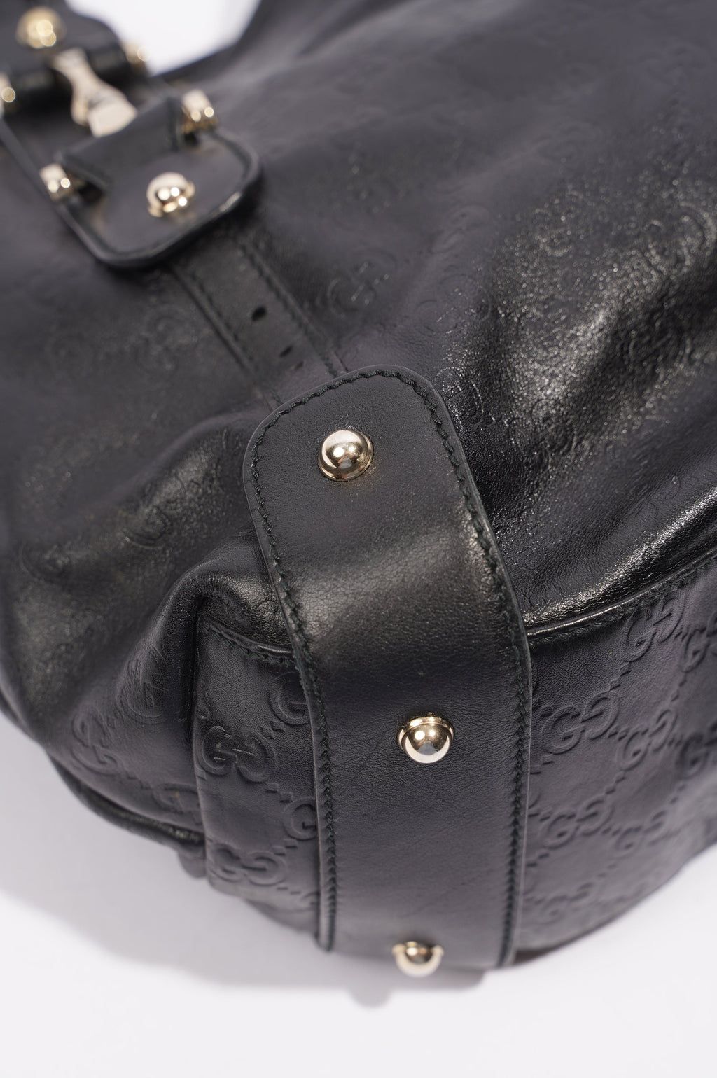 Gucci Womens Pelham Bag Black Leather