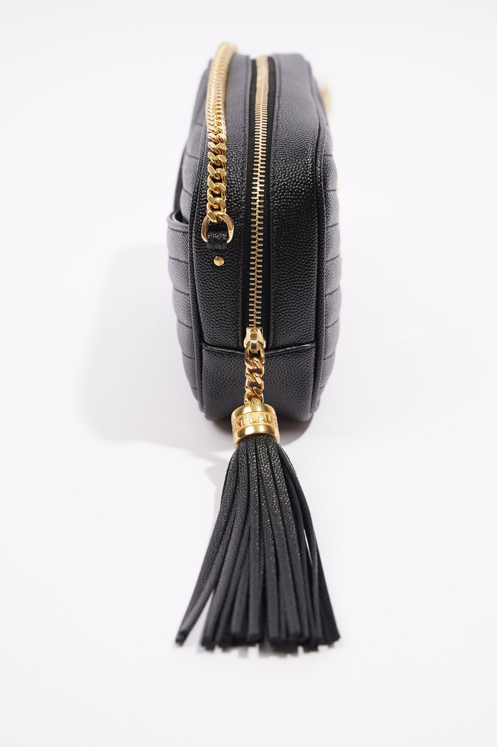 Saint Laurent Womens Lou Camera Bag Black Leather Mini